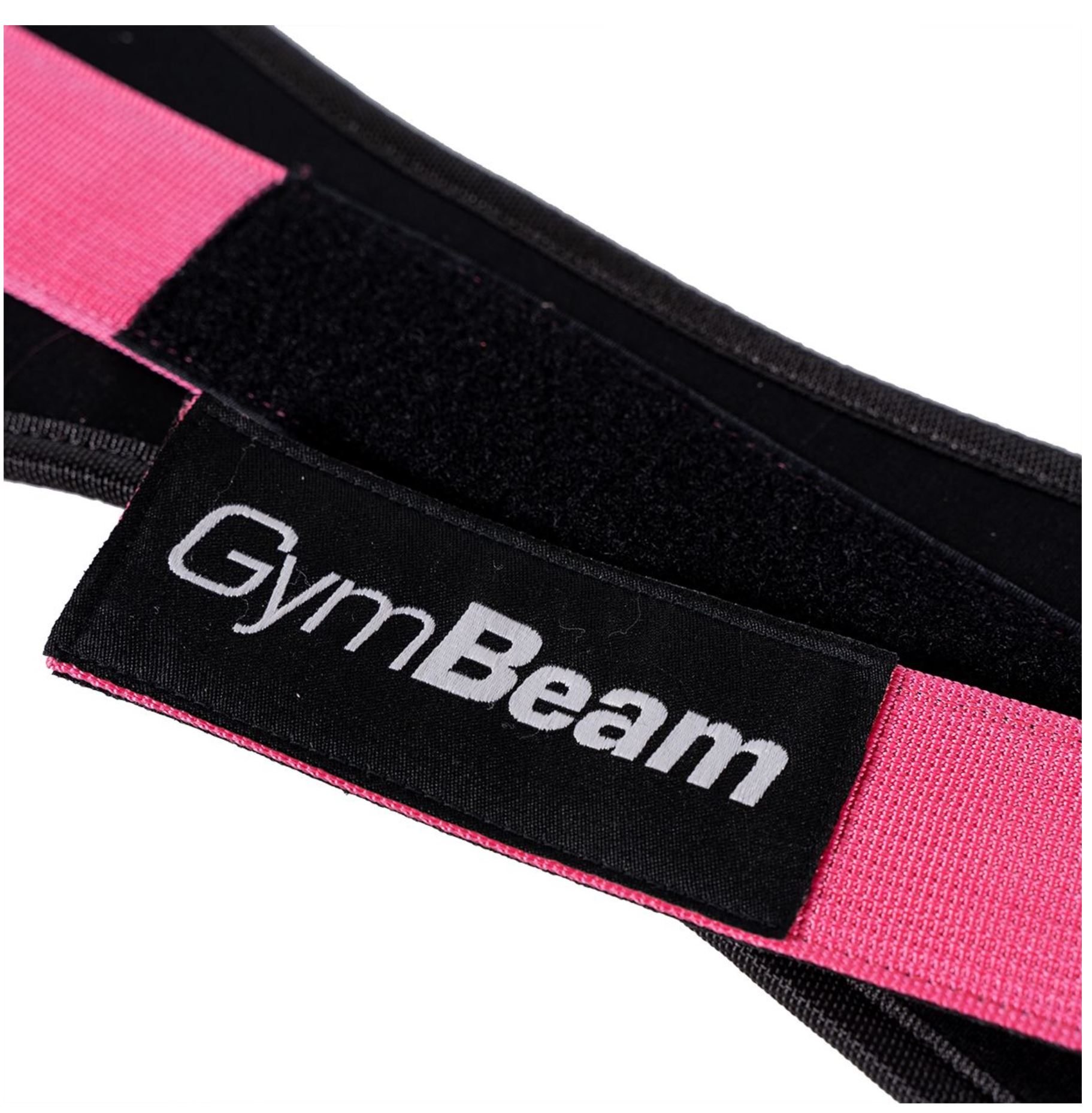 GymBeam LIFT Neopren-Trainingsgürtel mit Klettverschluss Fitnessgürtel schwarz & pink Gr. S