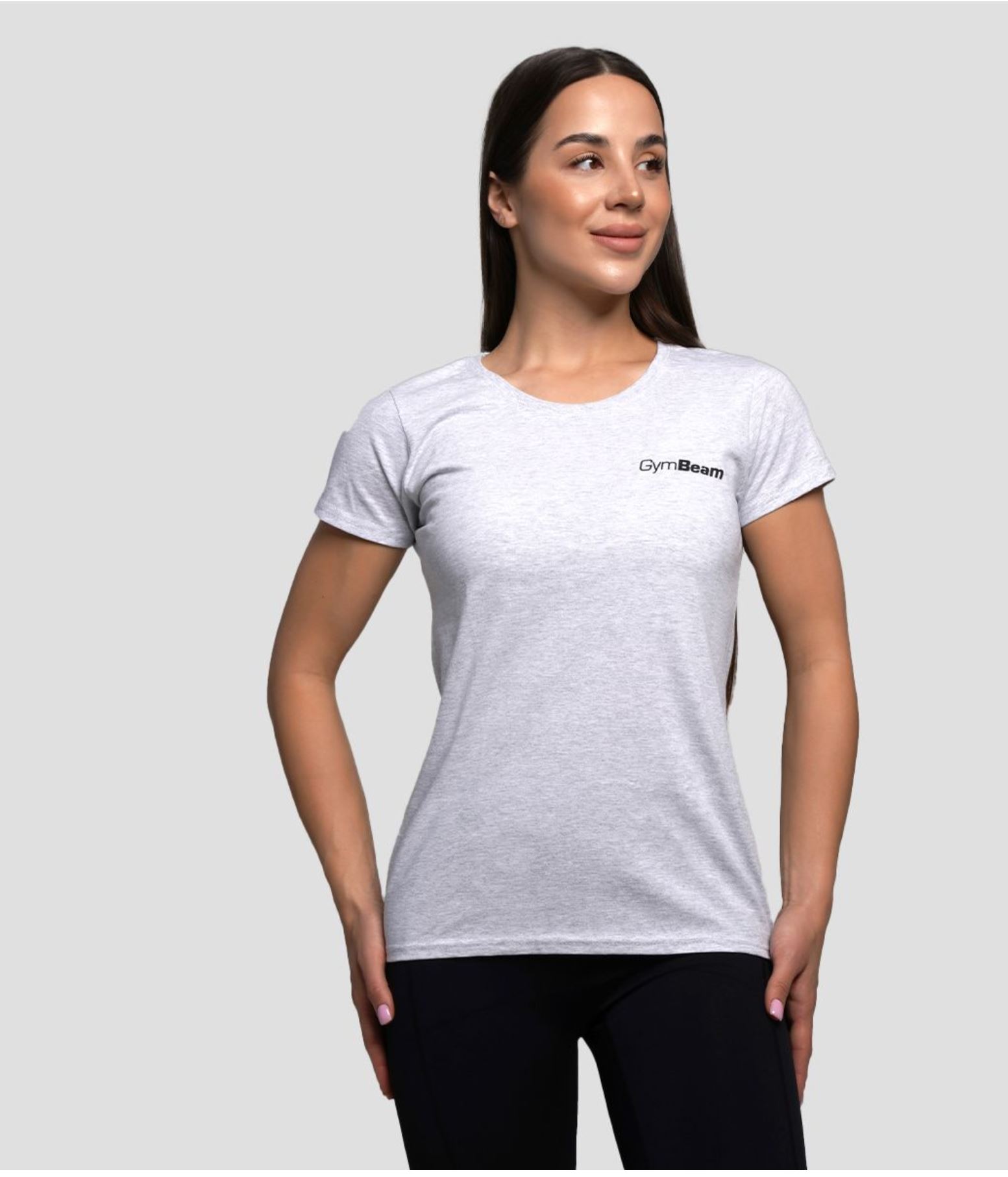 GymBeam Basic T-Shirt atmungsaktiv für Frauen aus 100% Baumwolle