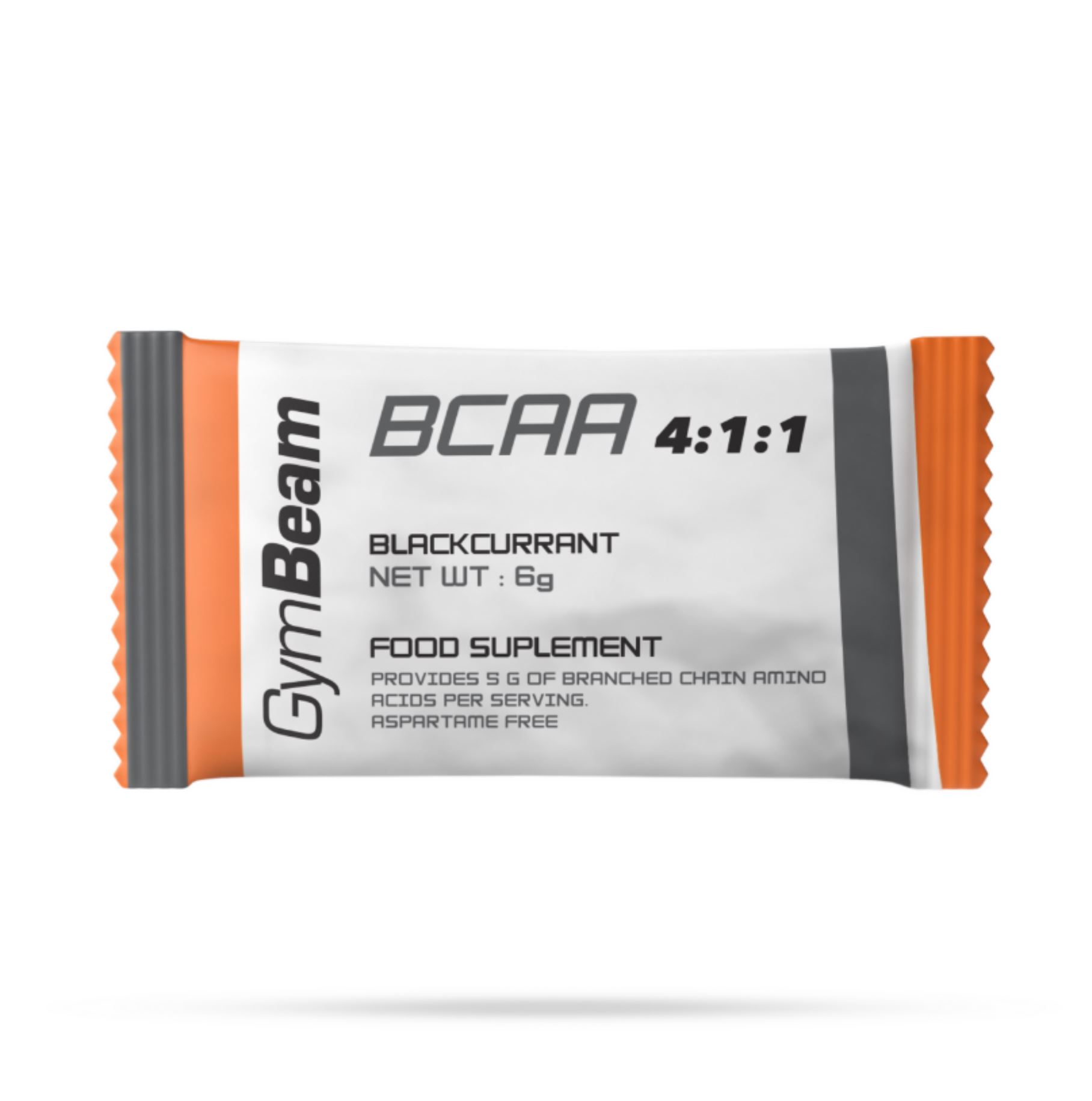 GymBeam BCAA 4:1:1 Instant laborgetestet rein pflanzlich in Pulverform Schwarze Johannisbeere Probierpackung 6 g