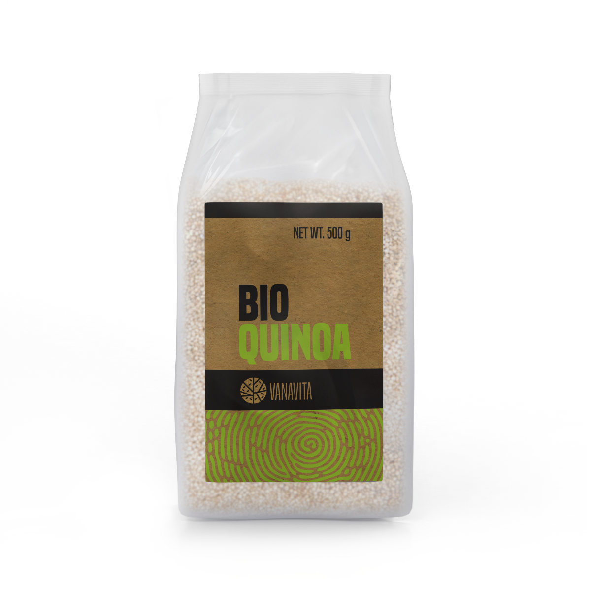 VanaVita BIO Quinoa glutenfrei nussiger Geschmack pflanzliche Proteinquelle 500 g