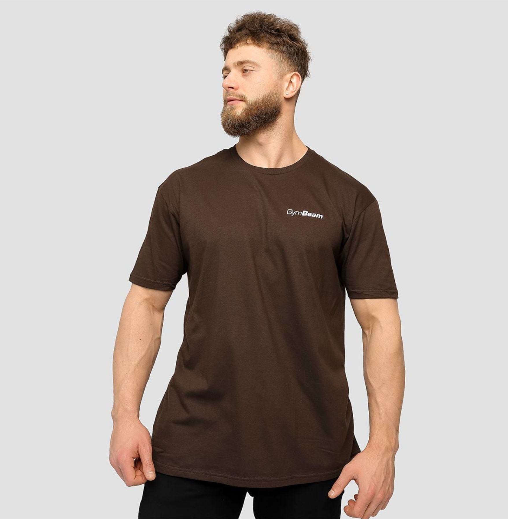 GymBeam T-Shirt atmungsaktiv Sportshirt als Trainingsshirt für Männer