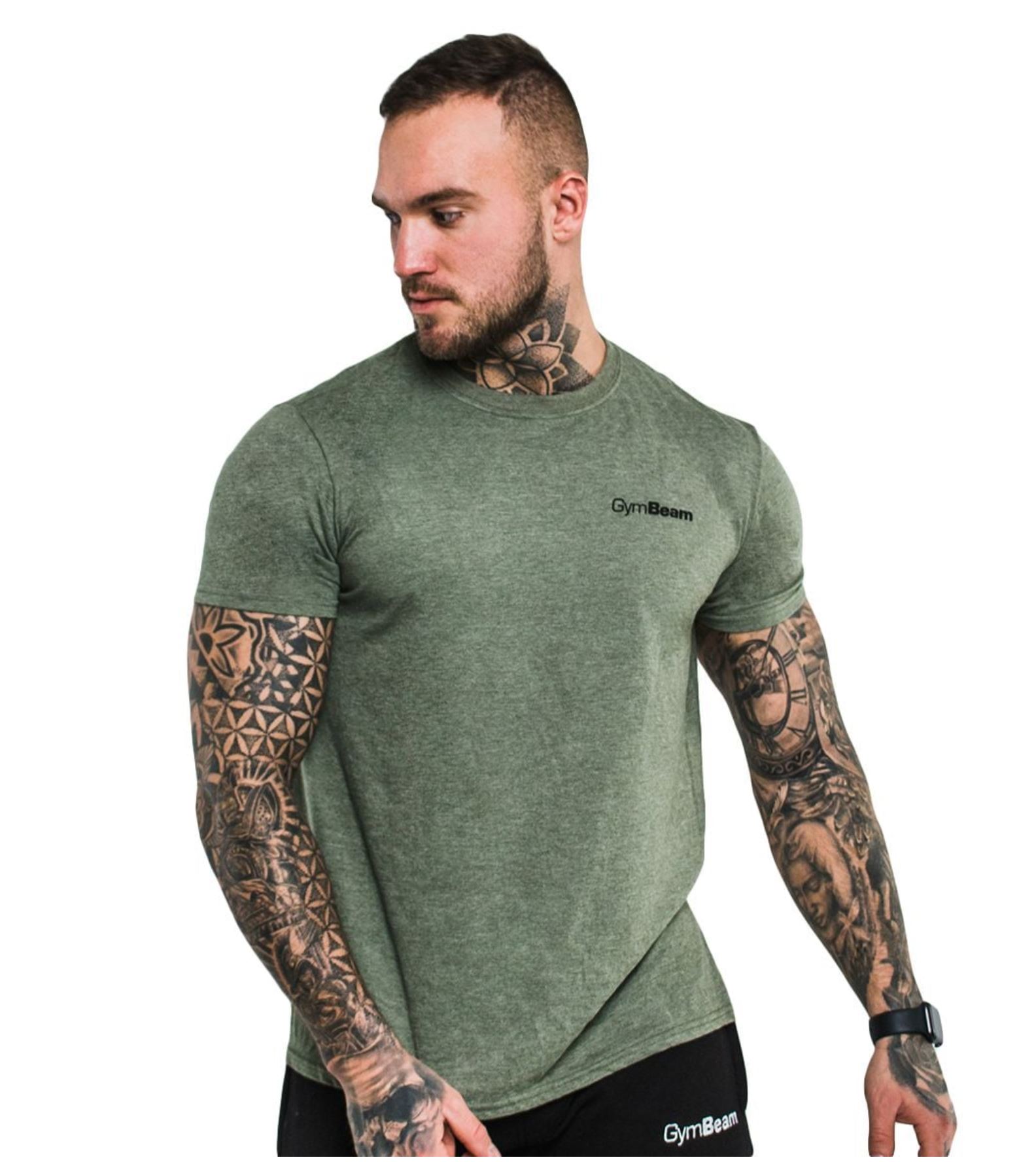 GymBeam Basic T-Shirt atmungsaktiv für Männer aus 100% Baumwolle
