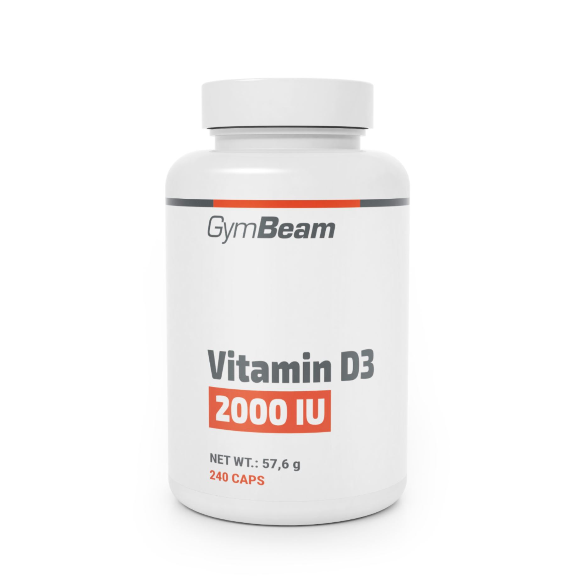 GymBeam Vitamin D3 (2000 IU) Hochdosiertes Vitamin D Vitamine 240 Kapseln