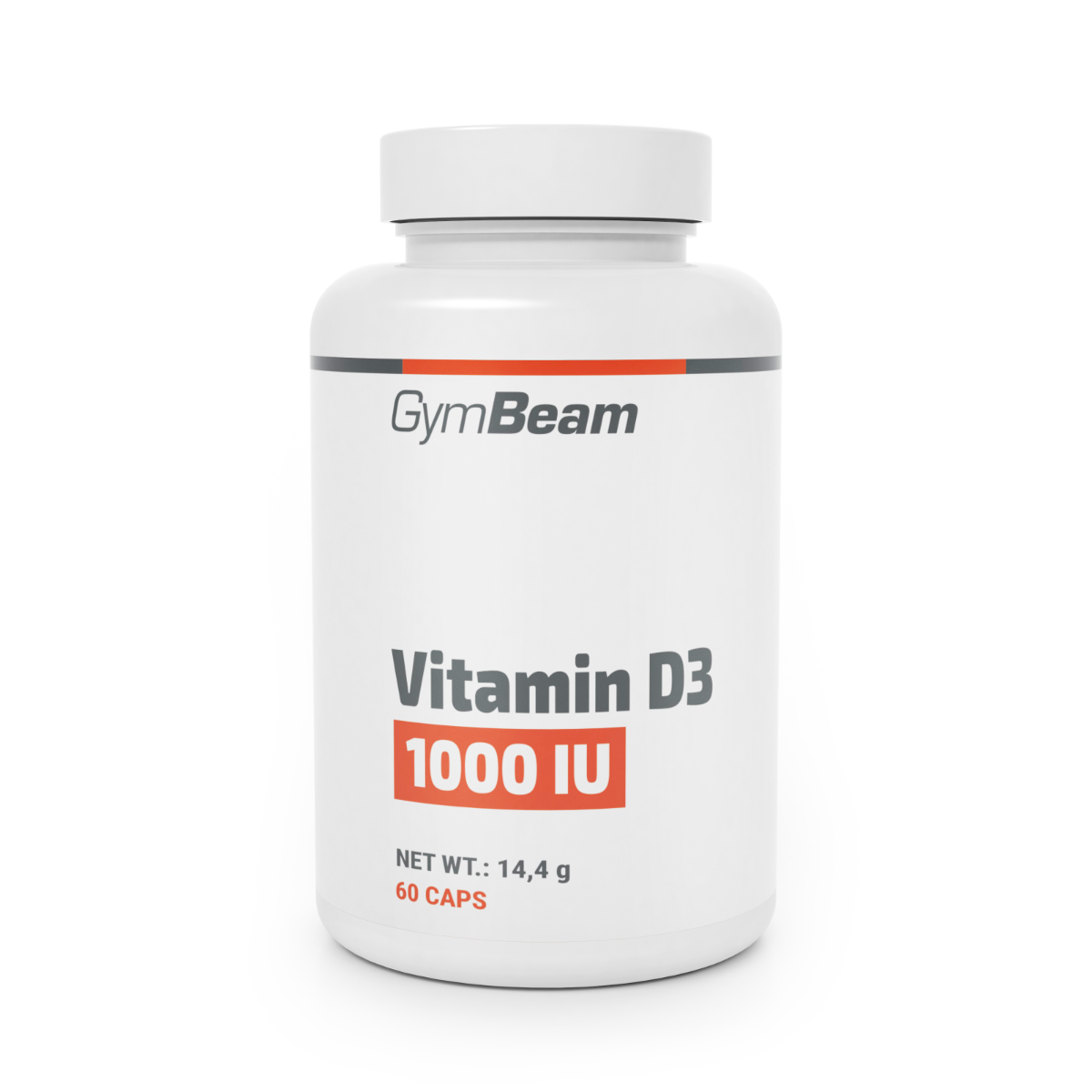 GymBeam Vitamin D3 1000 IU Vitaminkapseln 60 Kapseln