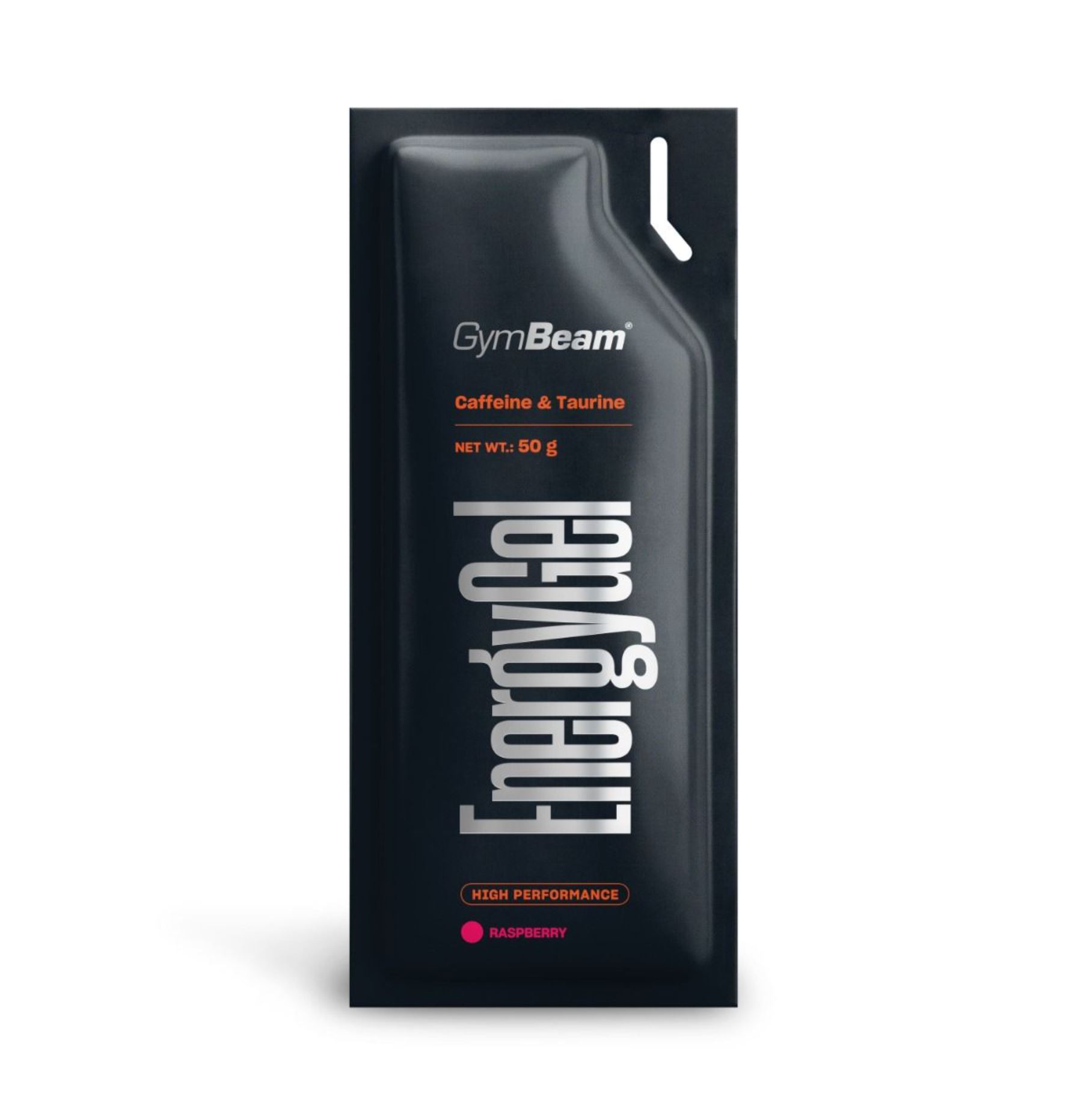 GymBeam Energy Gel mit Koffein & Taurin Trinkgel Himbeere 50 g