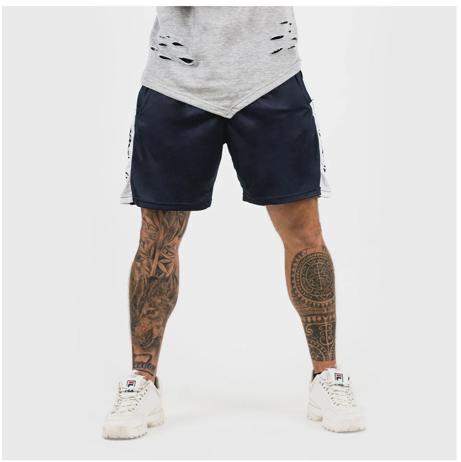 GymBeam VERTICAL-Shorts Sportshorts für Männer als Trainingsshorts Navy Gr. S