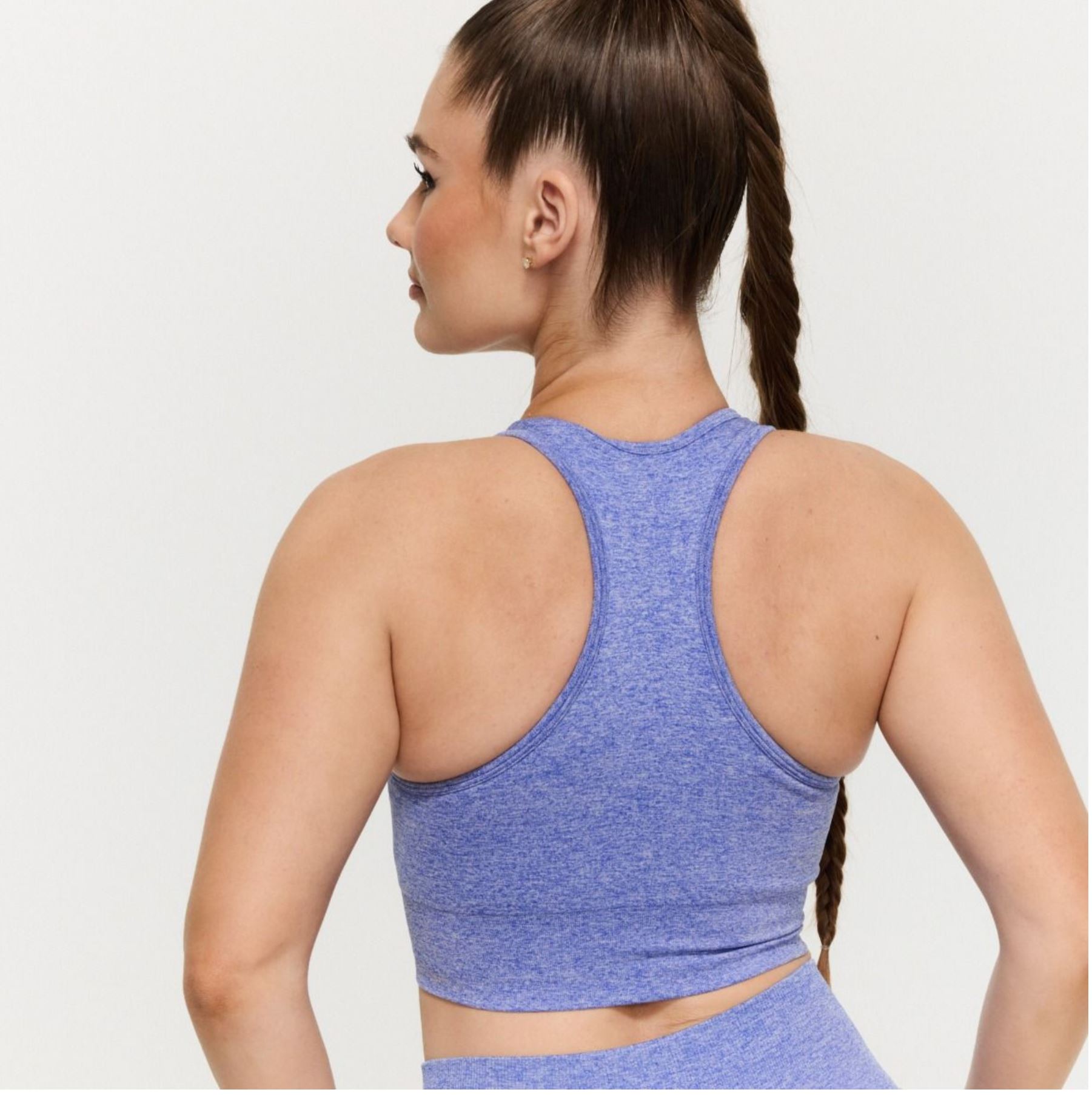 GymBeam Sport-BH FLO Bustier Trainings-BH mit Melange-Effekt