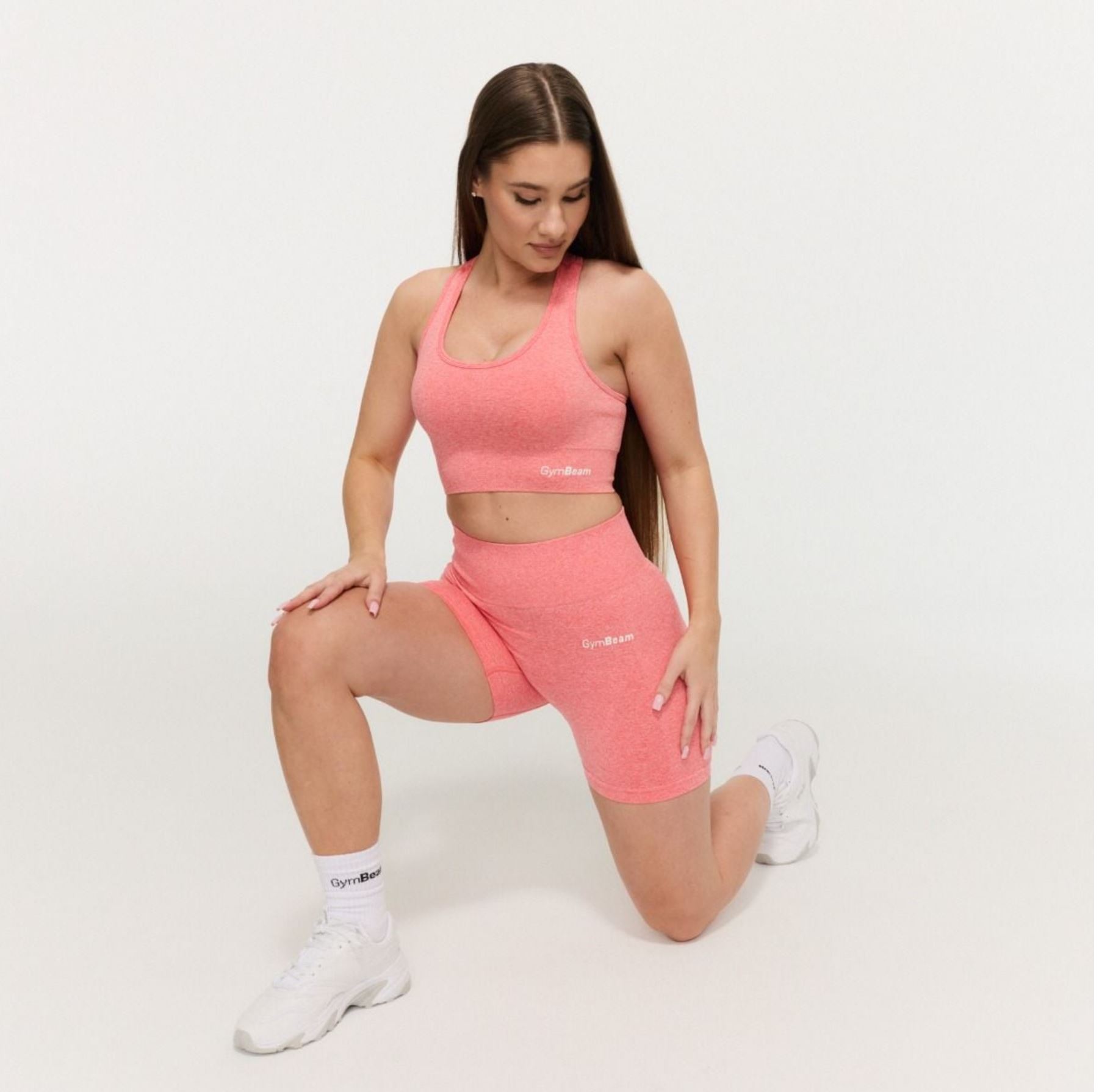 GymBeam Sport-BH FLO Bustier Trainings-BH mit Melange-Effekt