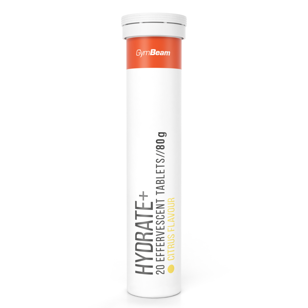GymBeam Hydrate+ Fruchtbrausetabletten mit Elektrolyten 20 Brausetabletten