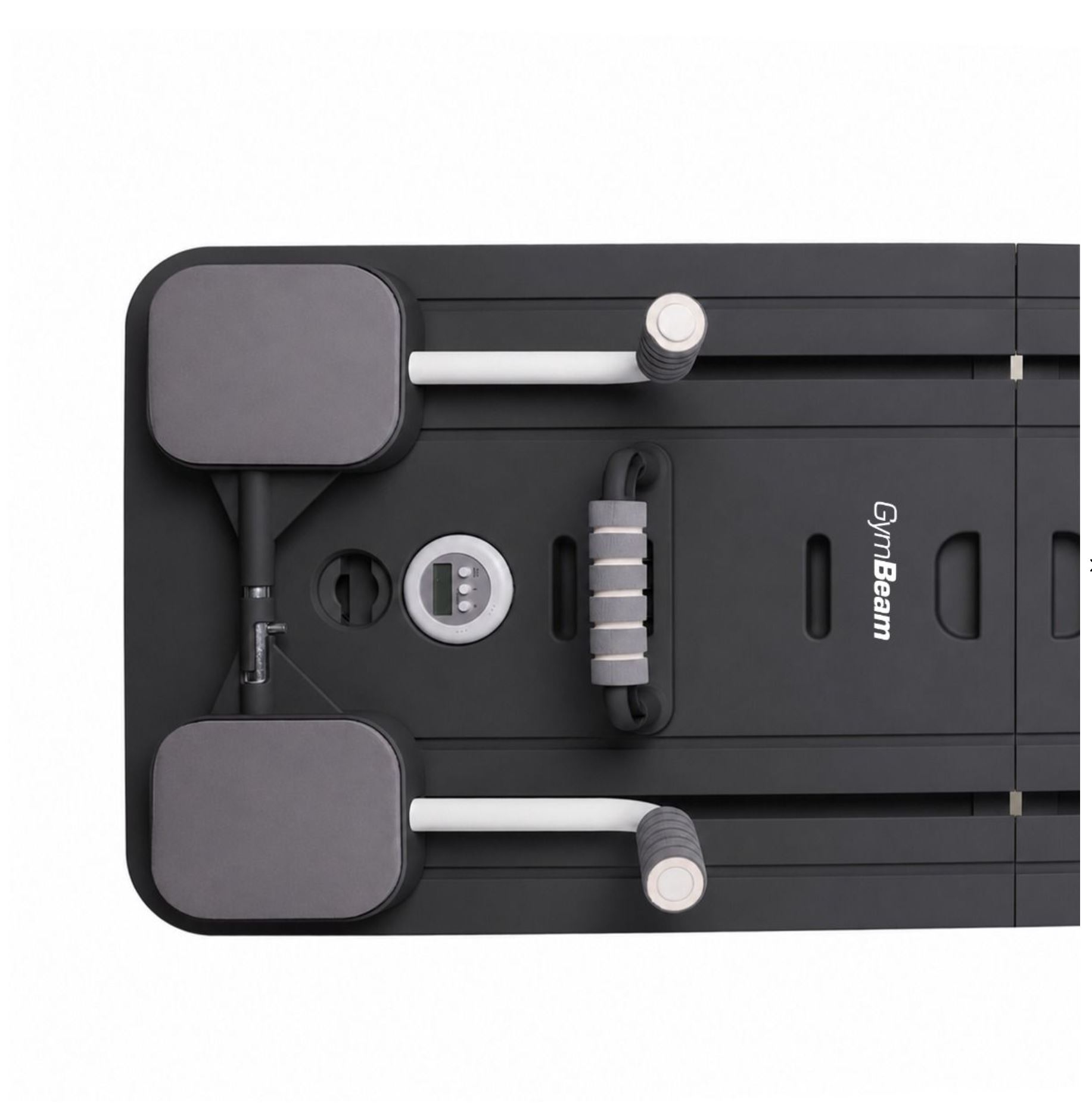 GymBeam Reformer-Pilates für Zuhause Pilatesreformer mit Digitaluhr Komplett-Set
