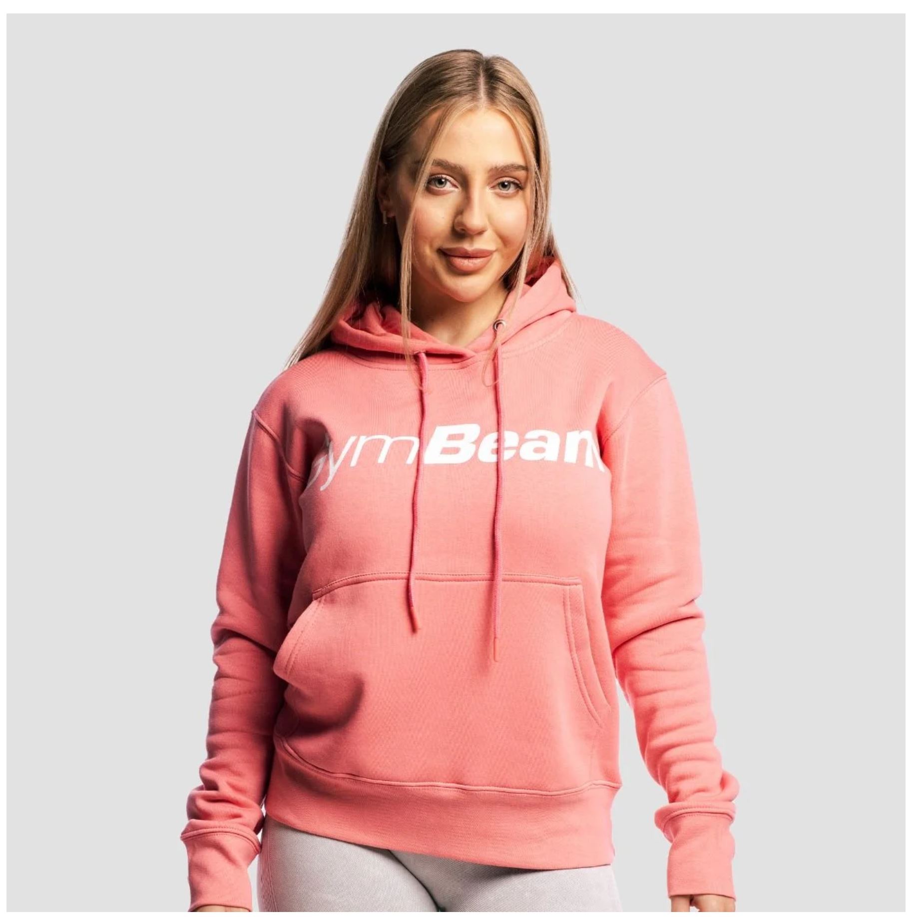 GymBeam ATHLETE-Hoodie für Frauen Sporthoodie Trainings-Kapuzenpullover Rose Gr. S