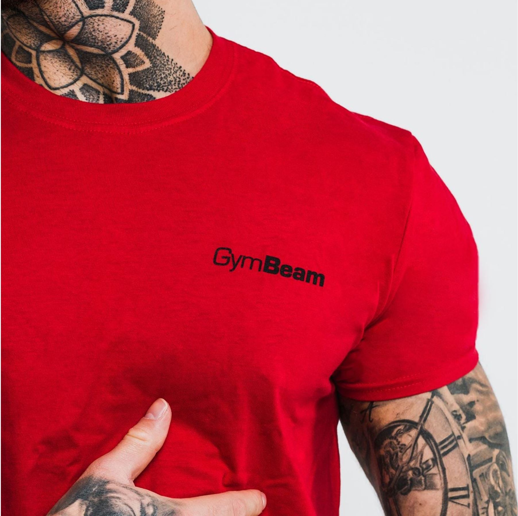 GymBeam Basic T-Shirt atmungsaktiv für Männer aus 100% Baumwolle