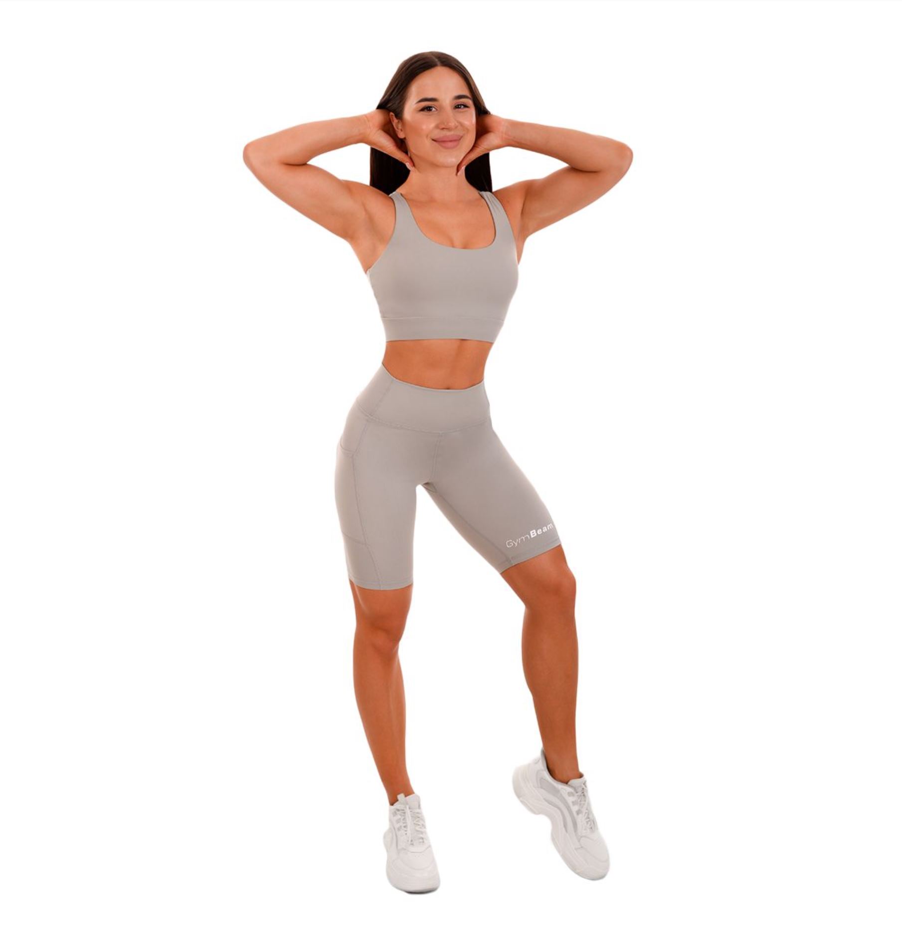 GymBeam Biker-Shorts mit Tasche Radlerhose für Frauen & Schweißabsorptionseigenschaften