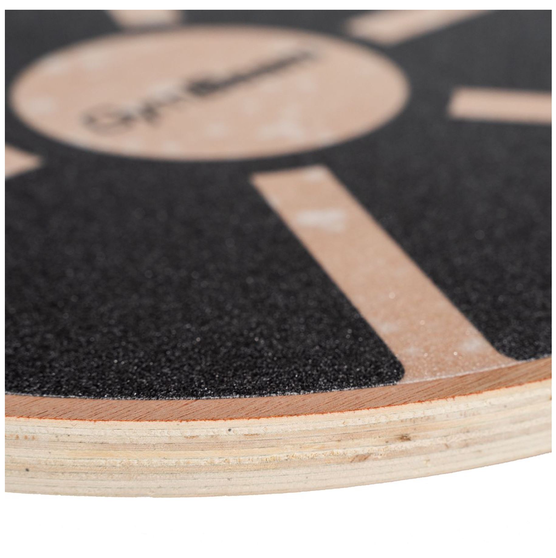 GymBeam Balance-Board Wackelbrett WoodWork Koordinationsbrett als Rehabilitationsbrett mit Grip