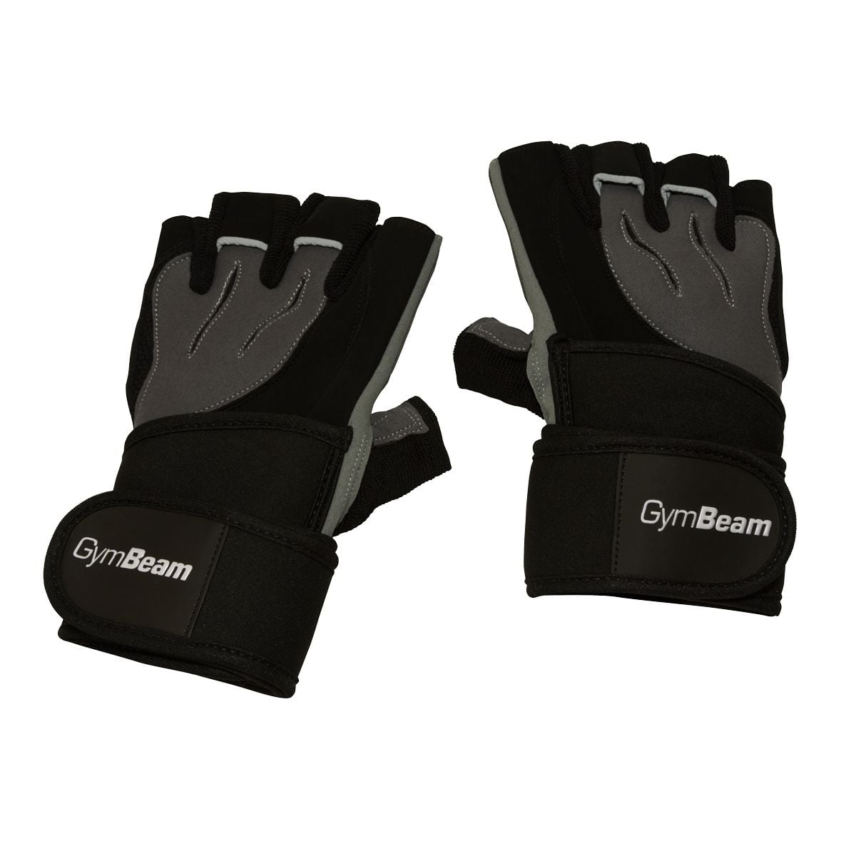 GymBeam Fitnesshandschuhe RONNIE aus Spaltleder Trainingshandschuhe gepolstert Gr. S