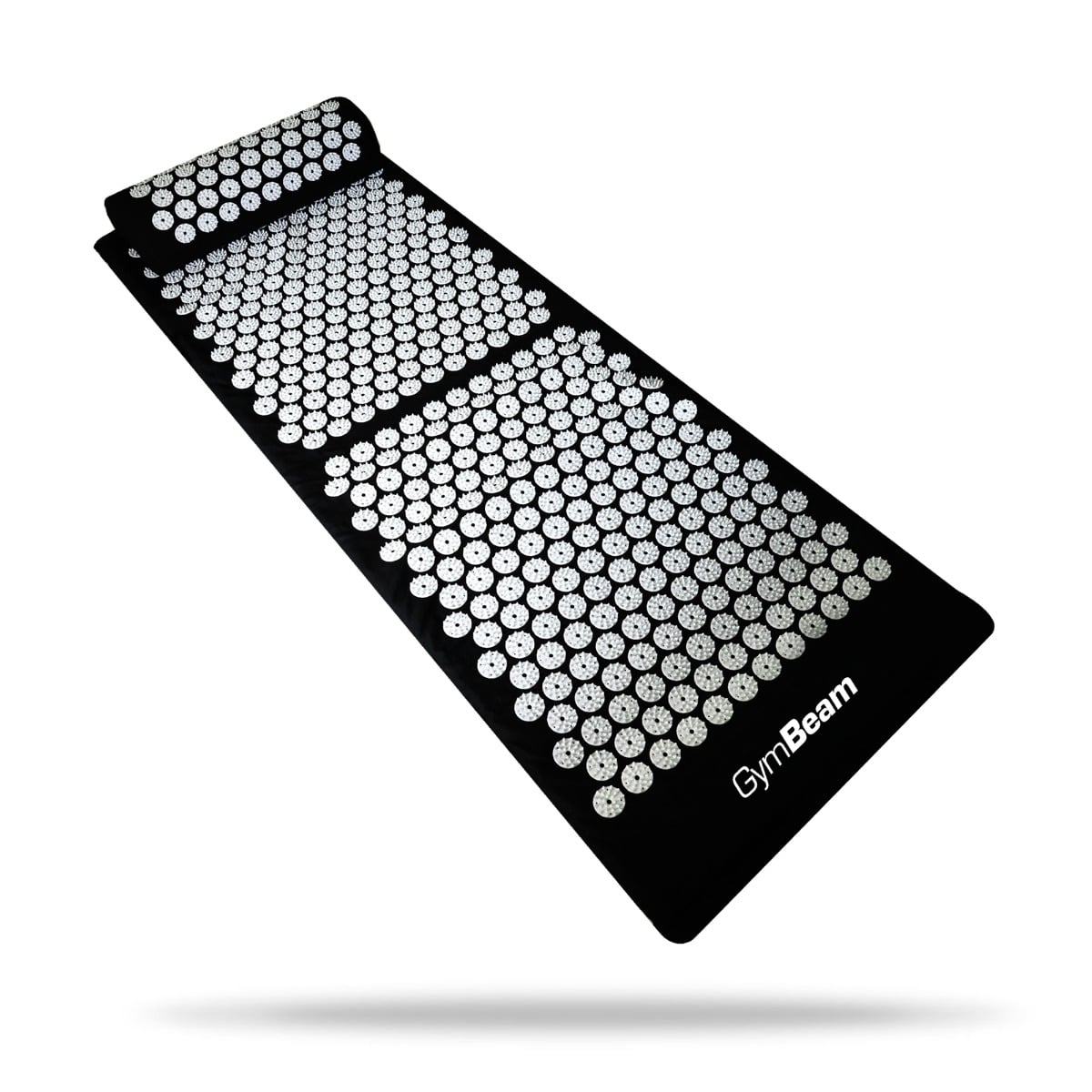 GymBeam Akupressurmatte mit Kissen im Set Gesundheitsmatte mit ABS-Massagespikes 120 cm