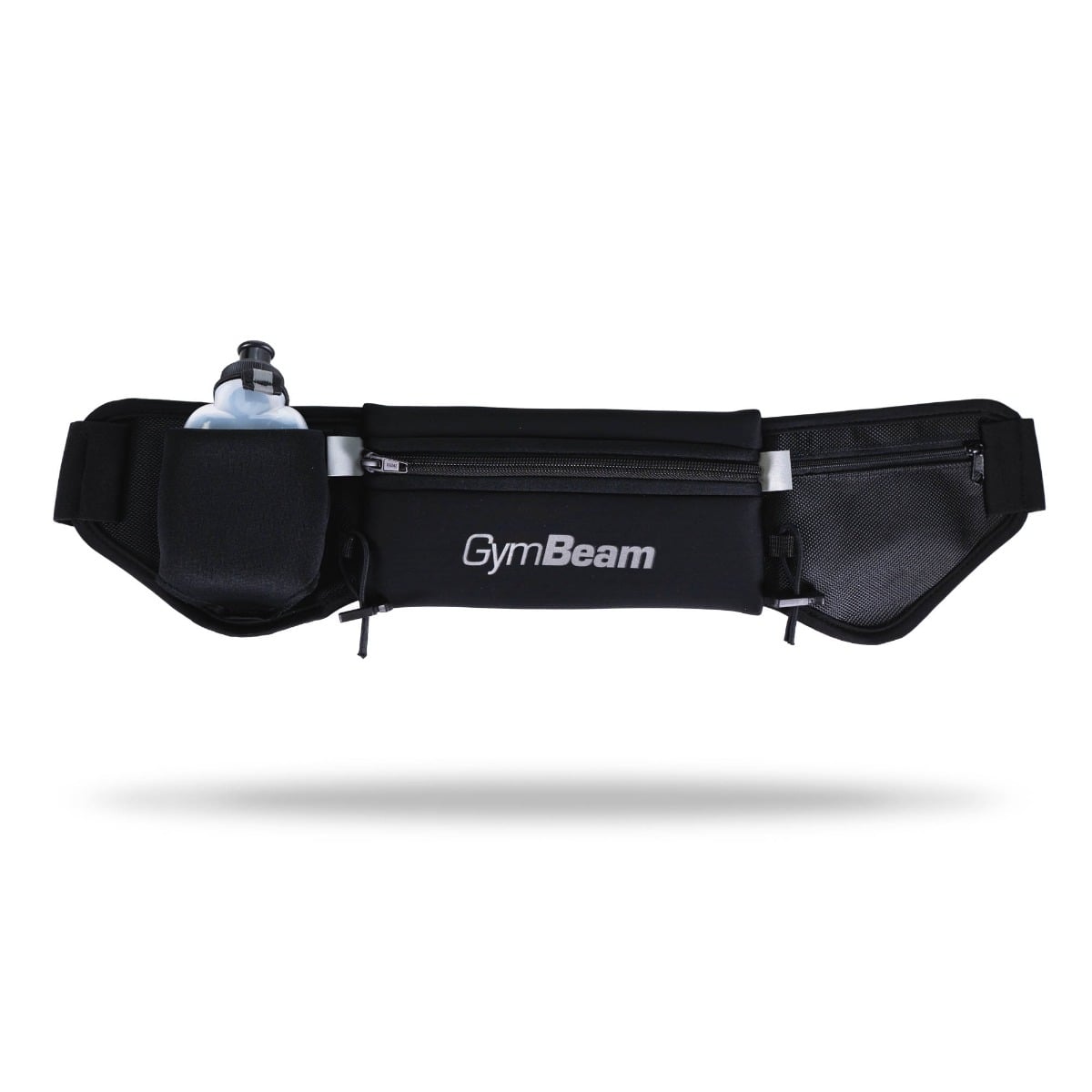 GymBeam Hydro-Laufgürtel reflektierend mit Reißverschluss & Grip im Set