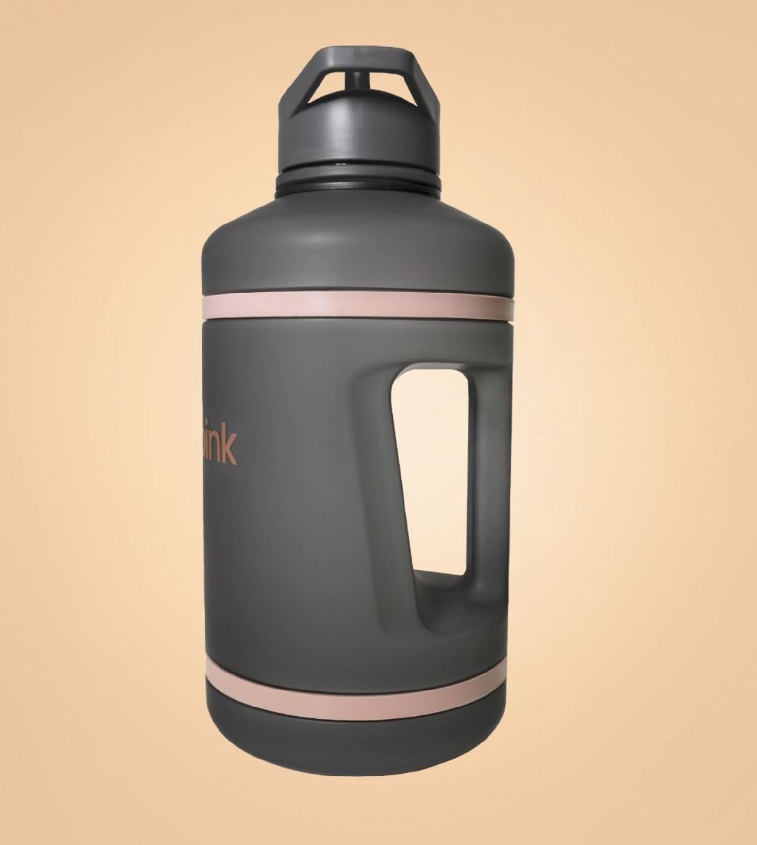 Beastpink Hyper Hydrator Sportflasche mit integriertem Strohhalm Getränkeflasche 2,2L
