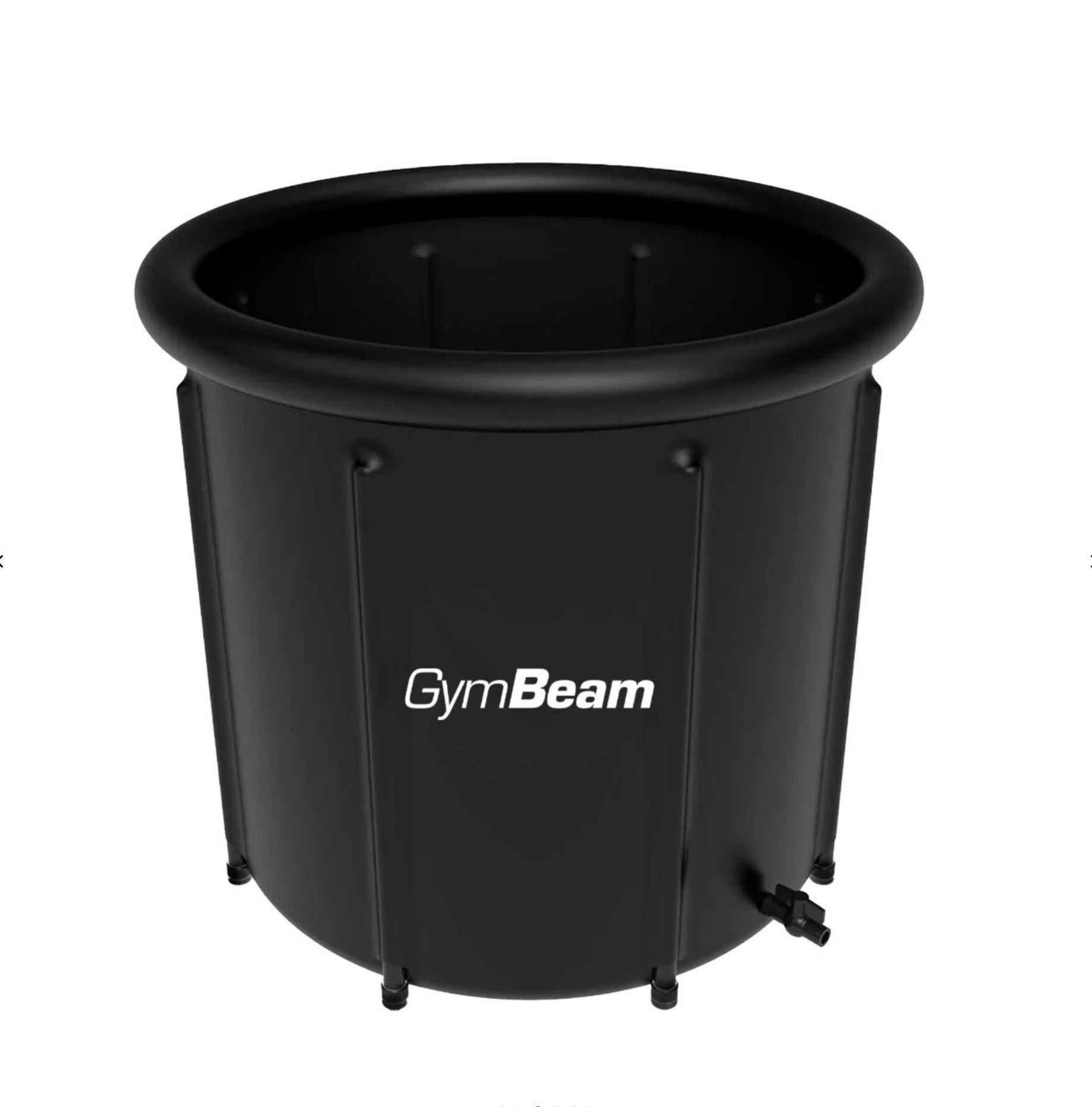 GymBeam Eisbadetonne 380 Liter Eistonne für 1 Person zur Kältetherapie Komplett-Set