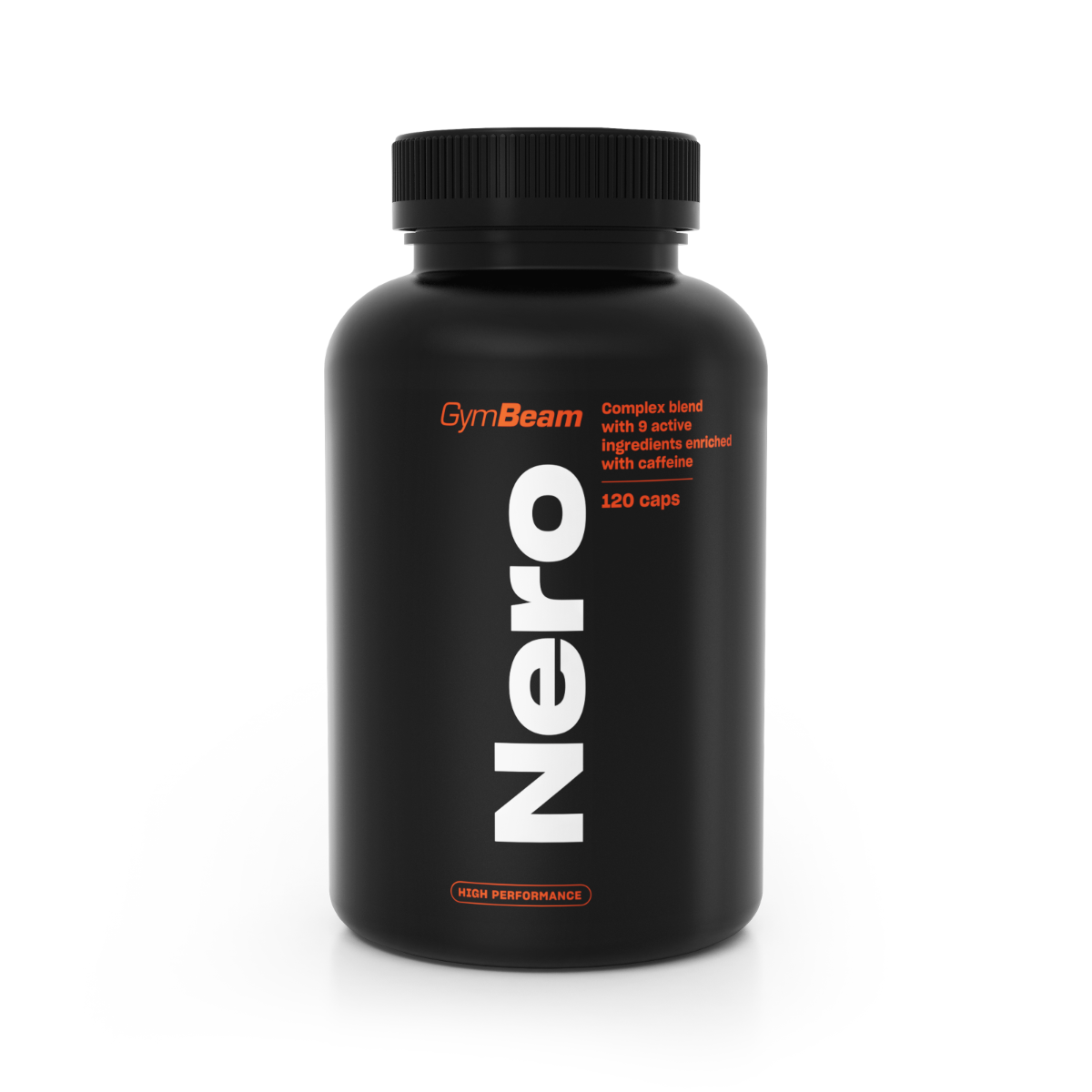 GymBeam Nero Fatburner mit Koffein für Fettverbrennung 120 Kapseln