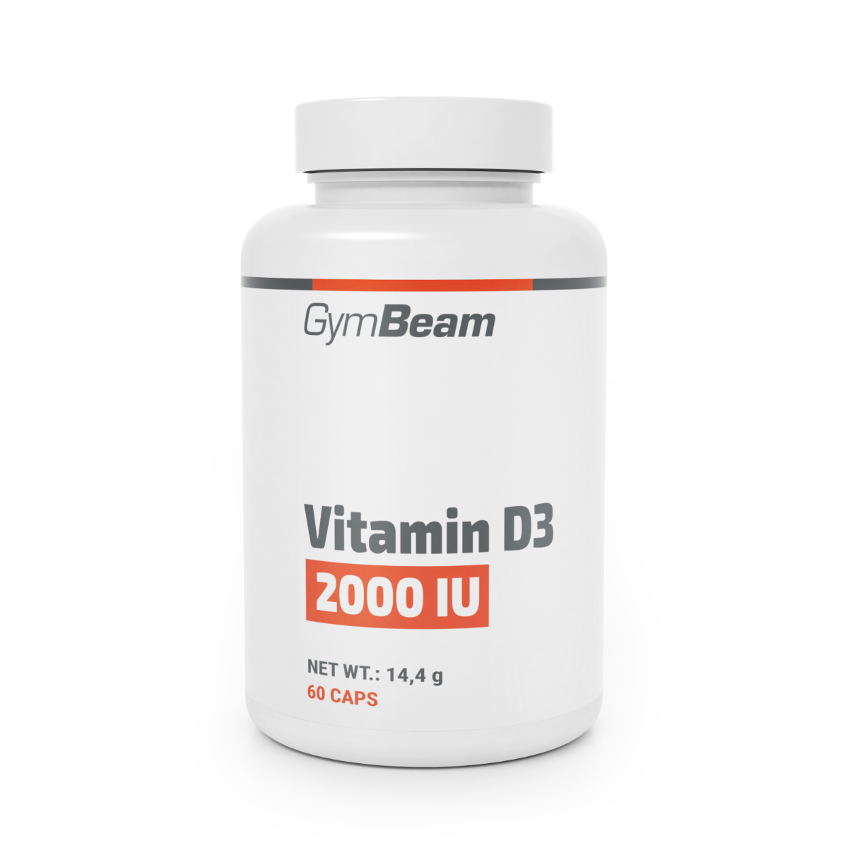 GymBeam Vitamin D3 (2000 IU) Hochdosiertes Vitamin D Vitamine für Immunsystem 60 Kapseln