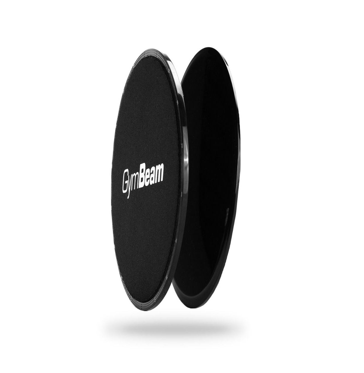 GymBeam Core Sliders schwarz Ganzkörpertraining Gleitscheiben als Traningspads 18 cm