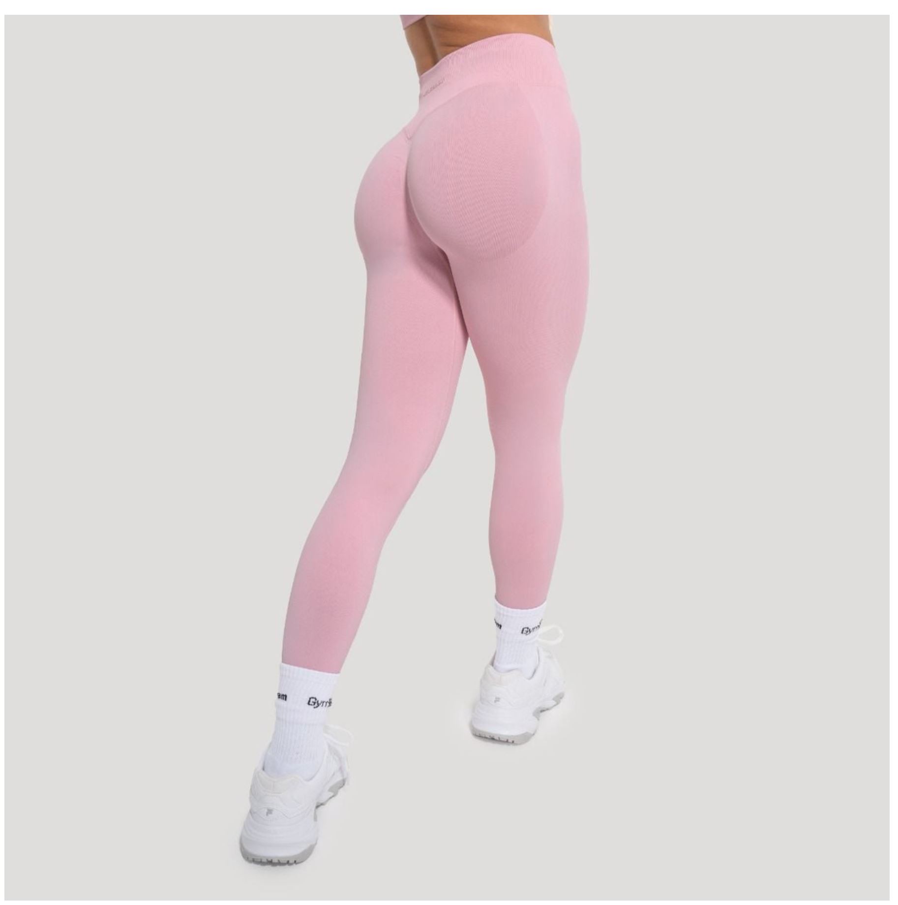 GymBeam LUMA Leggings Scrunch-Butt-Effekt Sportleggings Quick-Dry mit 4-Way-Stretch-Technologie Baby-Pink Gr. XS
