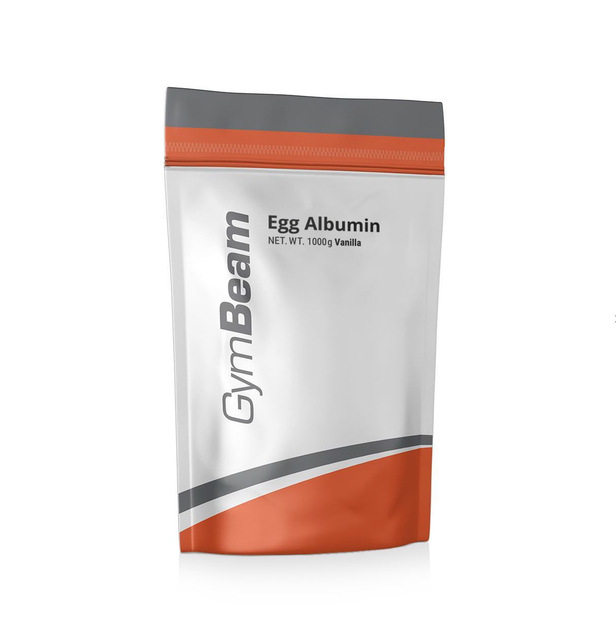 GymBeam Ei-Albumin Proteinpulver aus Eiklar Vanille laktosefrei Eiklarproteinpulver ohne Milcheiweiß 1000 g