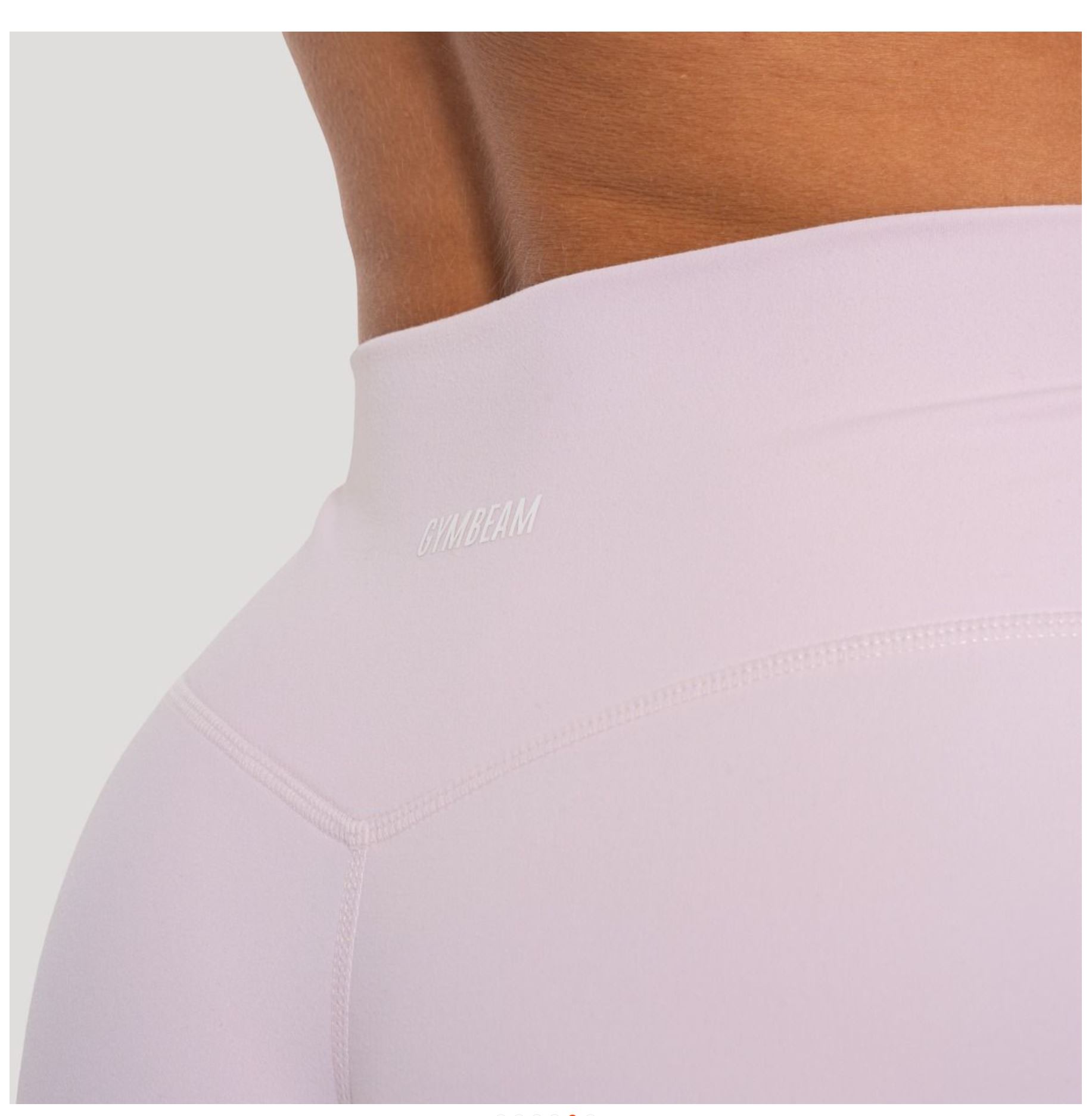 GymBeam Sporthose FLOW Blush für Frauen Straight Pants atmungsaktive Trainingshose mit Strech Gr. XL