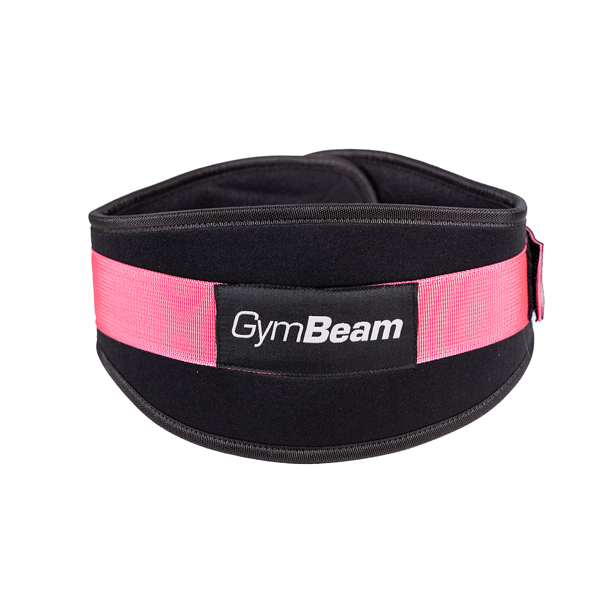 GymBeam LIFT Neopren-Trainingsgürtel mit Klettverschluss Fitnessgürtel schwarz & pink