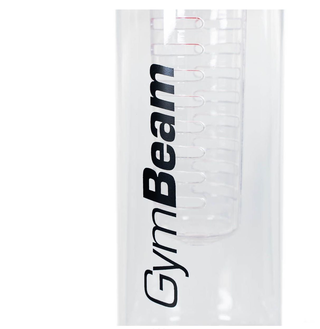 GymBeam Infuser Trinkflasche mit Aufgussfilter Sportflasche leicht durchsichtigt mit Filter Orange 700 ml
