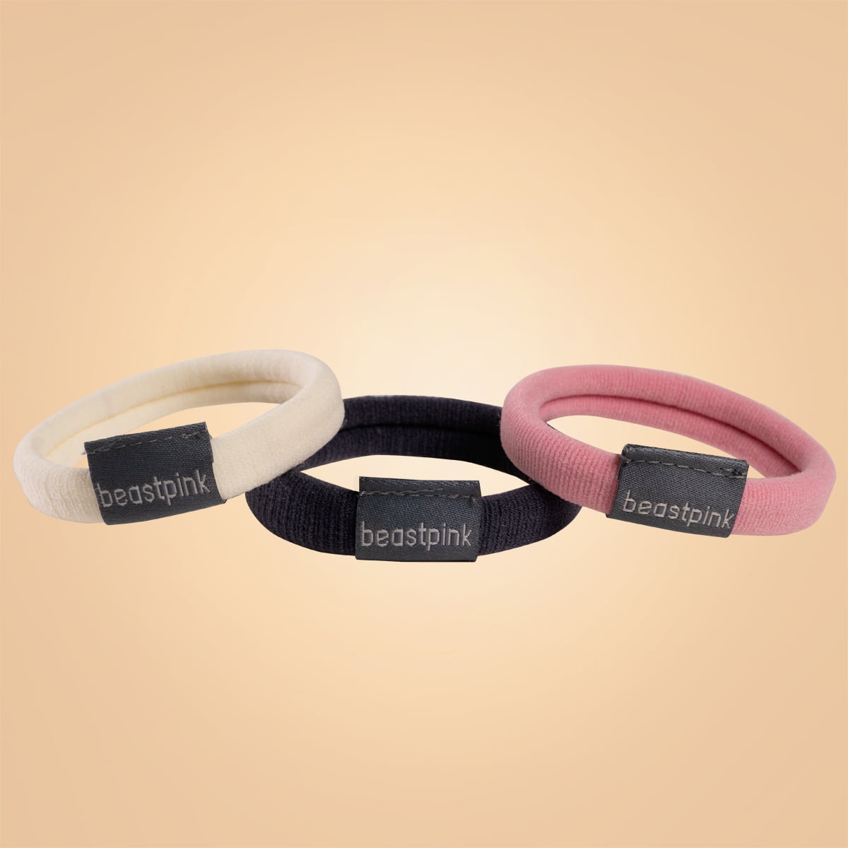 BeastPink Haargummi-Set GymBeam Premium-Zopfgummi 3er-Pack