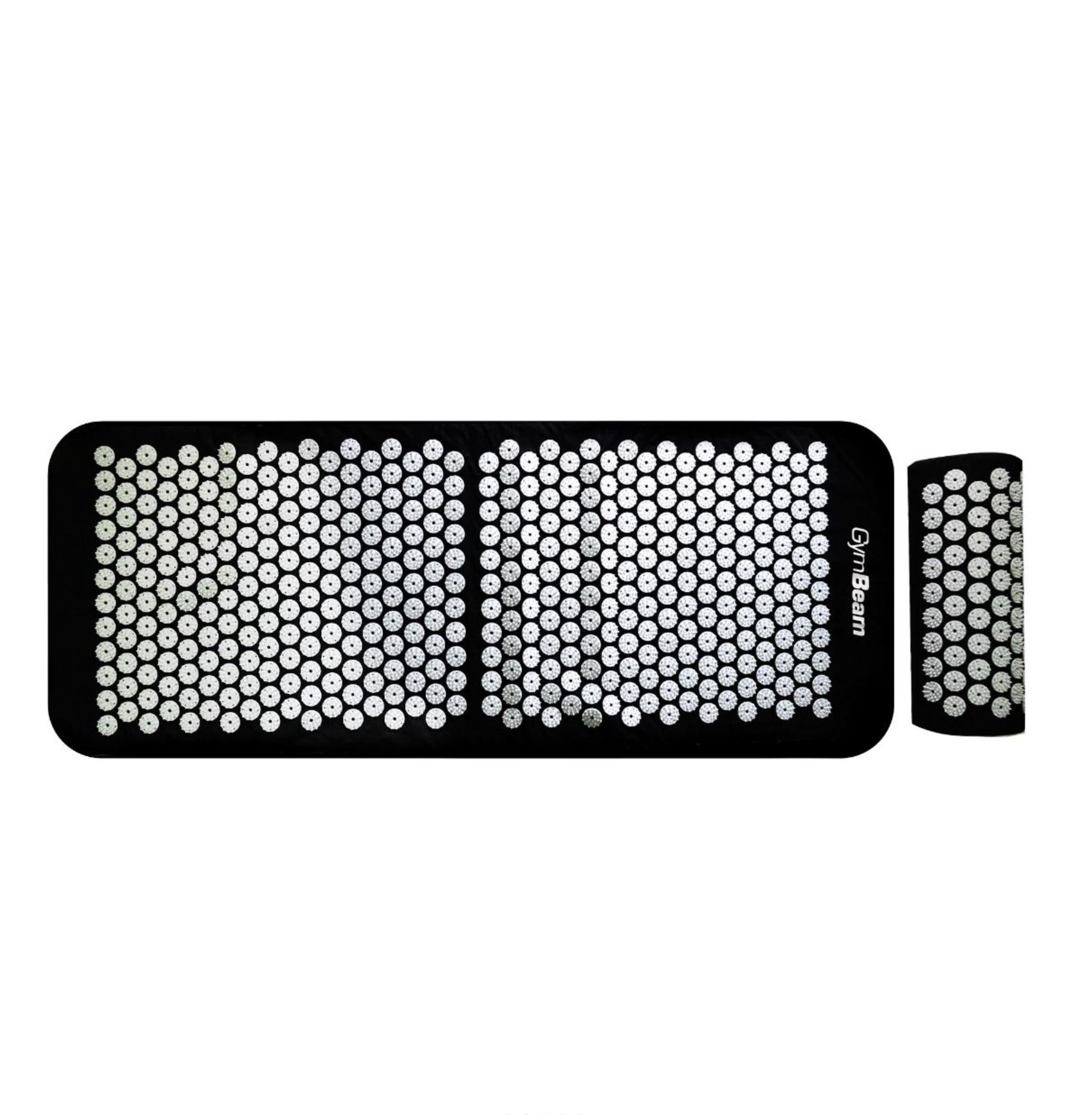 GymBeam Akupressurmatte mit Kissen im Set Gesundheitsmatte mit ABS-Massagespikes 120 cm