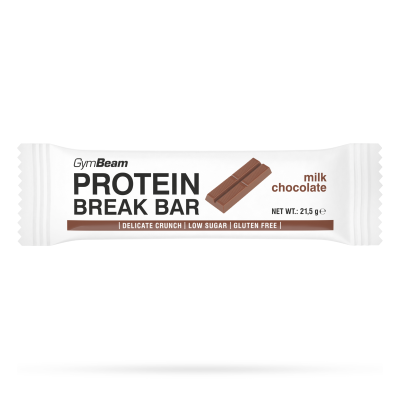 GymBeam Protein Schokoladenwaffel Break Bar Proteinwaffel als Schokowaffel im 3er-Pack