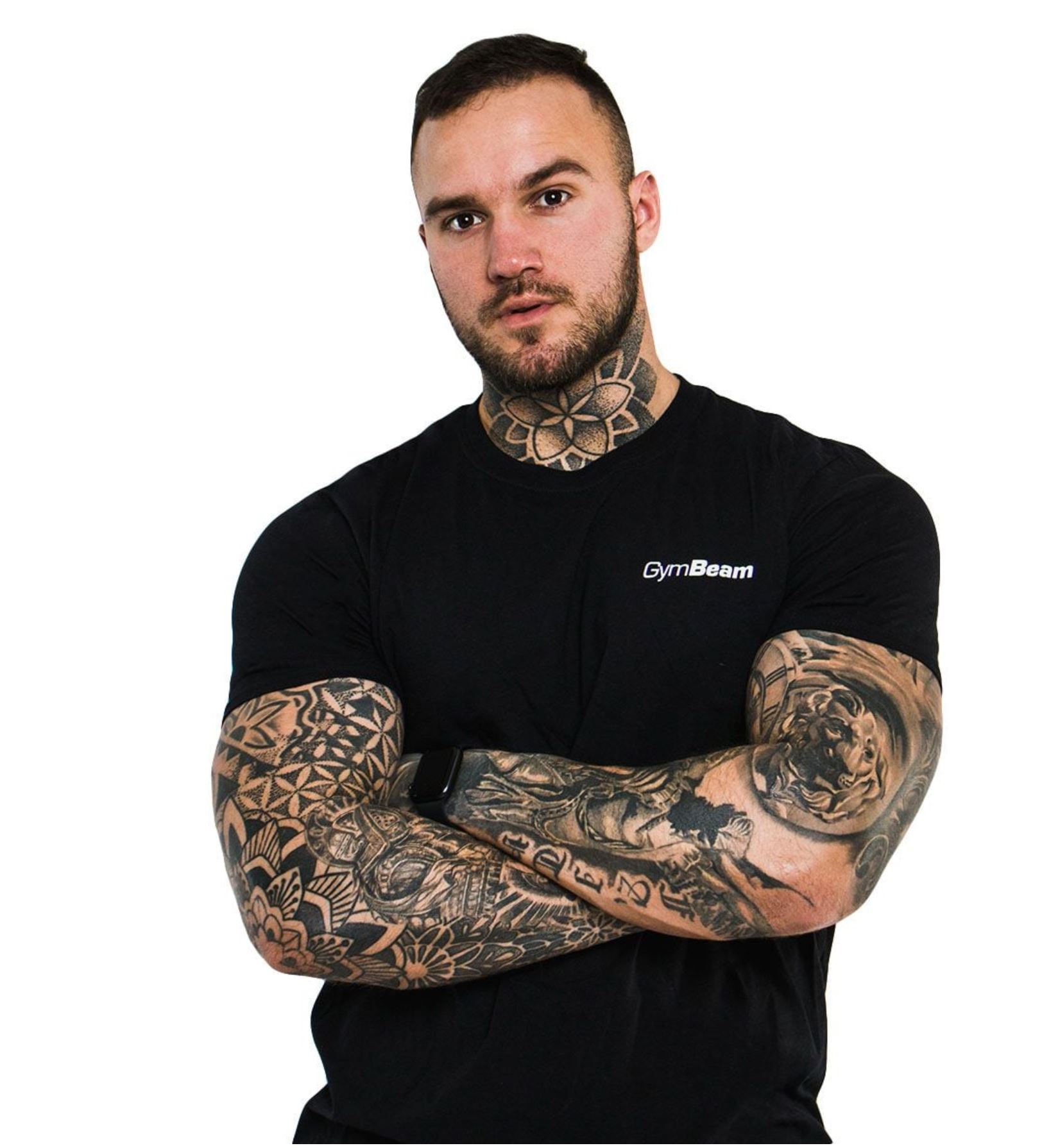 GymBeam Basic T-Shirt atmungsaktiv für Männer aus 100% Baumwolle