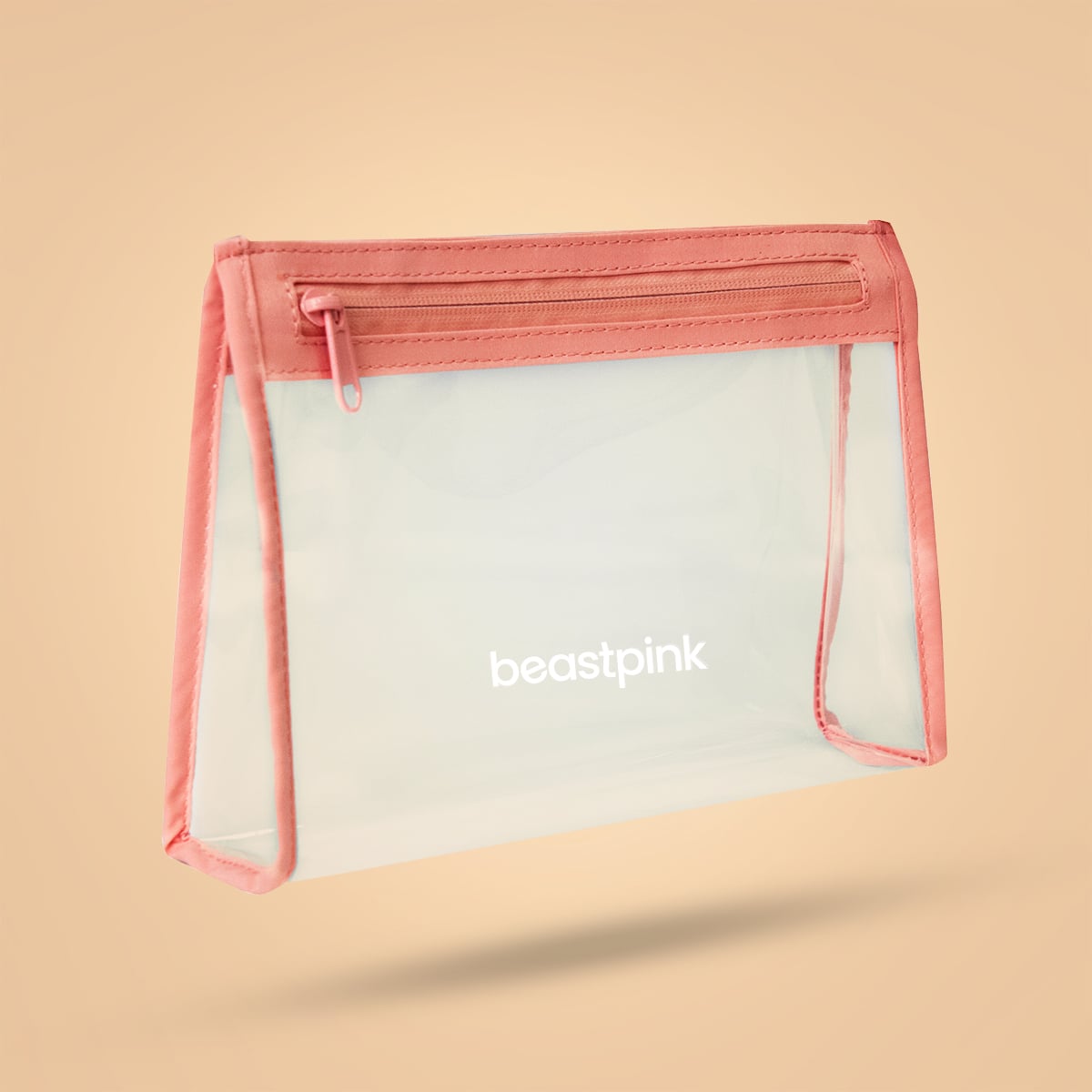 BeastPink Kulturbeutel mit Reißverschluss Kulturtasche transparent