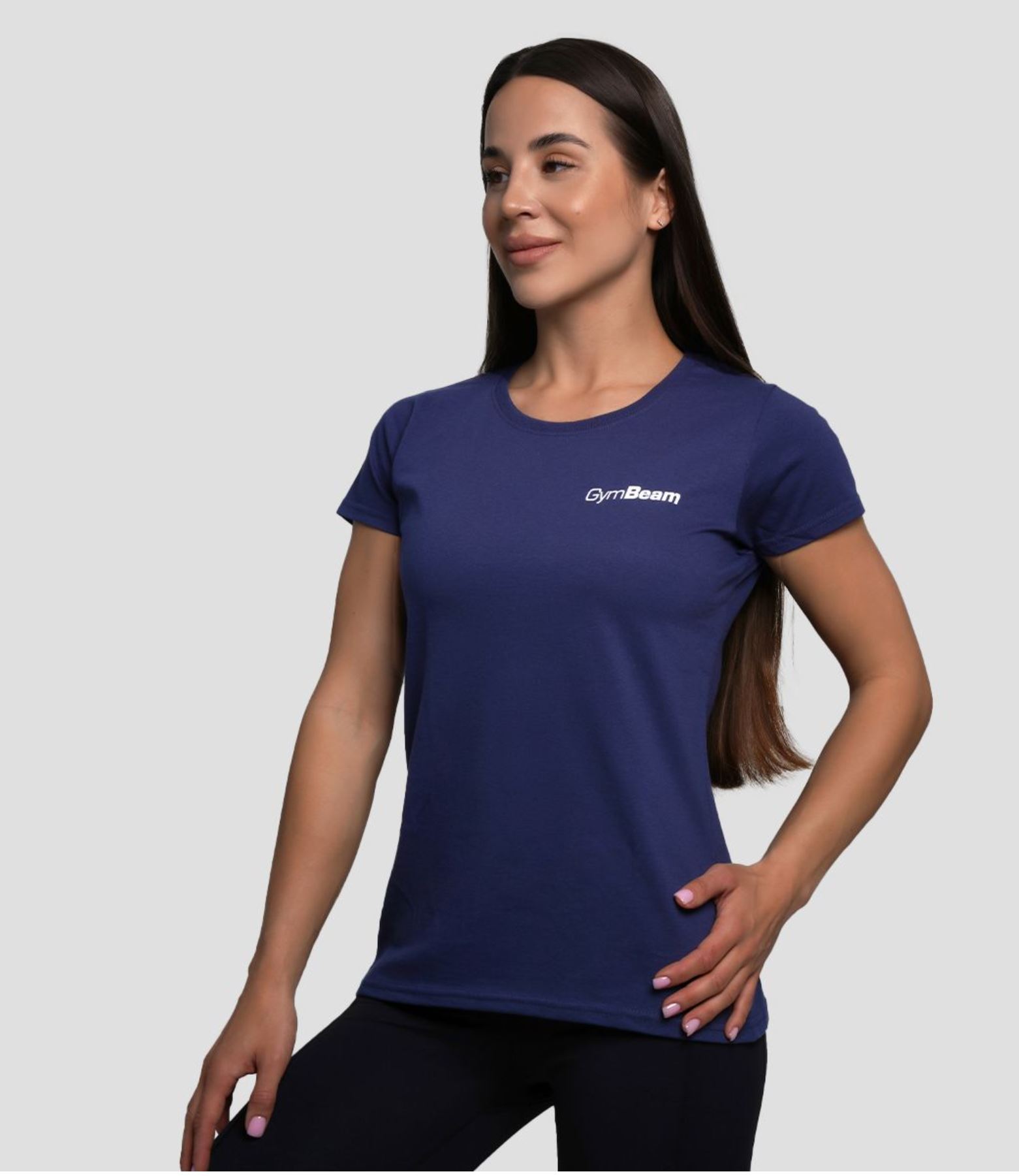 GymBeam Basic T-Shirt atmungsaktiv für Frauen aus 100% Baumwolle
