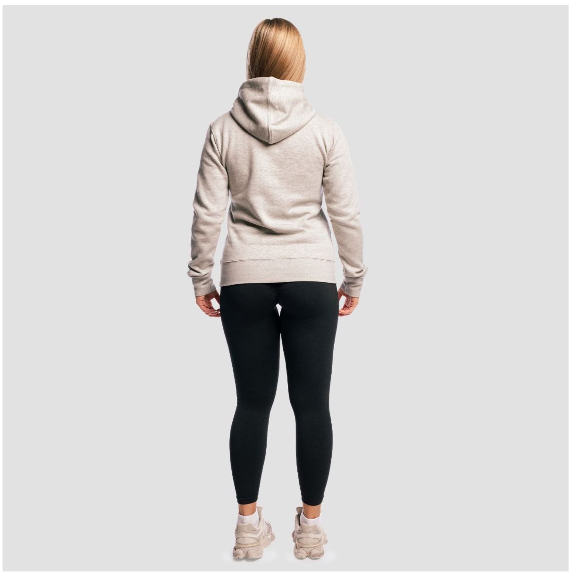 GymBeam ATHLETE-Hoodie für Frauen Sporthoodie Trainings-Kapuzenpullover Grau Gr. S