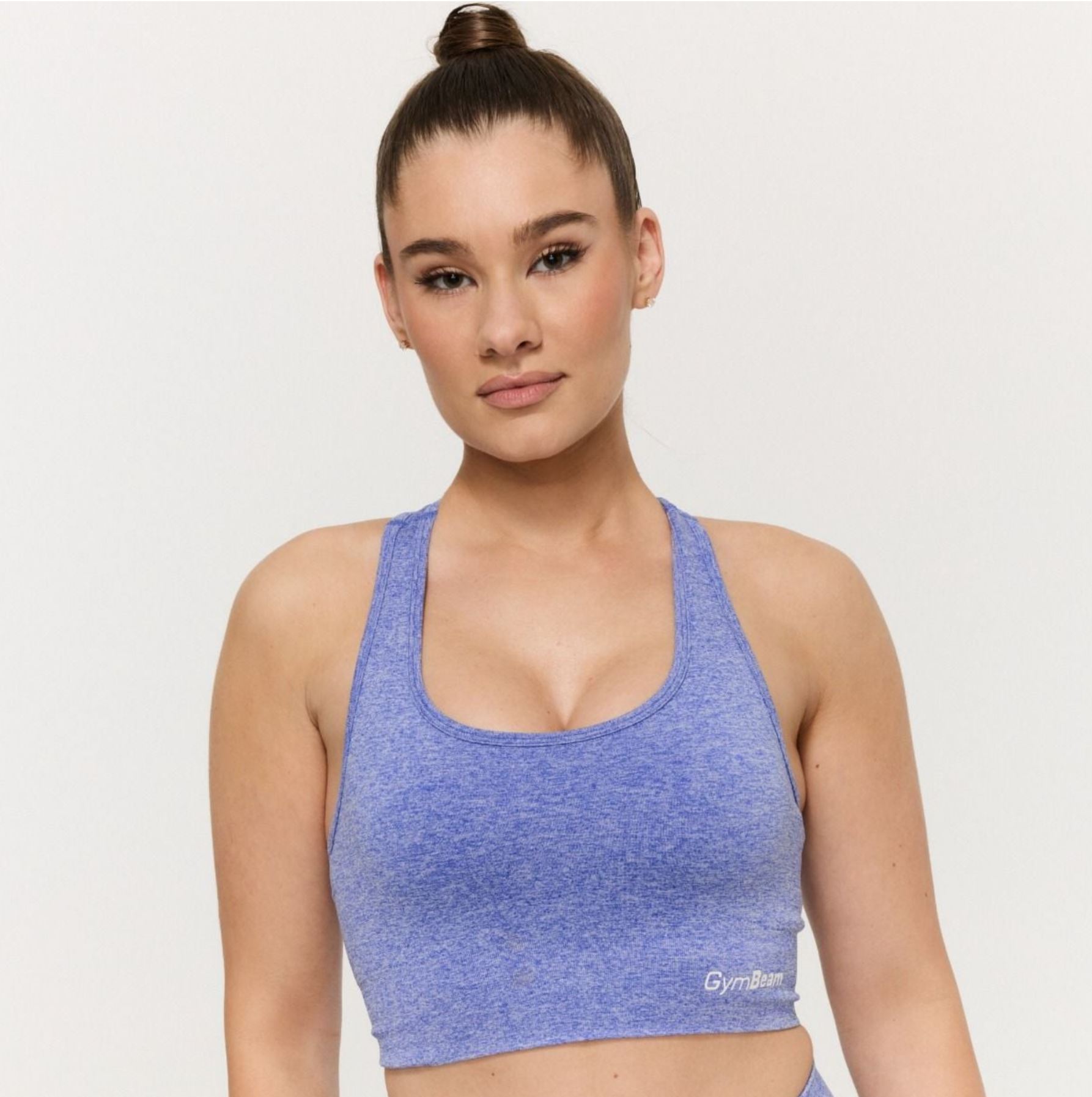 GymBeam Sport-BH FLO Bustier Trainings-BH mit Melange-Effekt