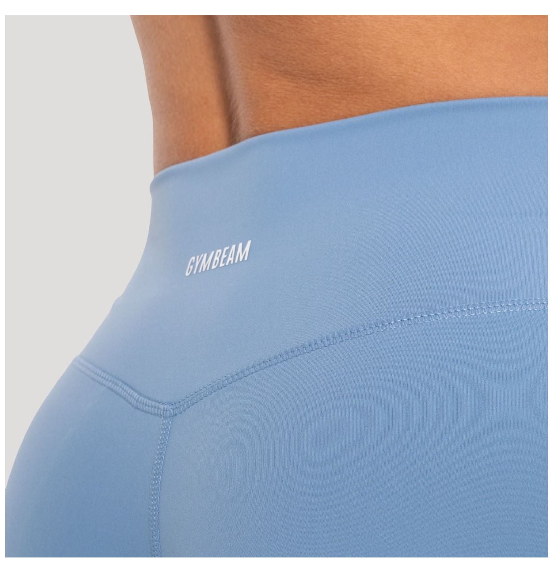 GymBeam Sporthose FLOW Azurblau für Frauen Straight Pants atmungsaktive Trainingshose mit Strech Gr. M