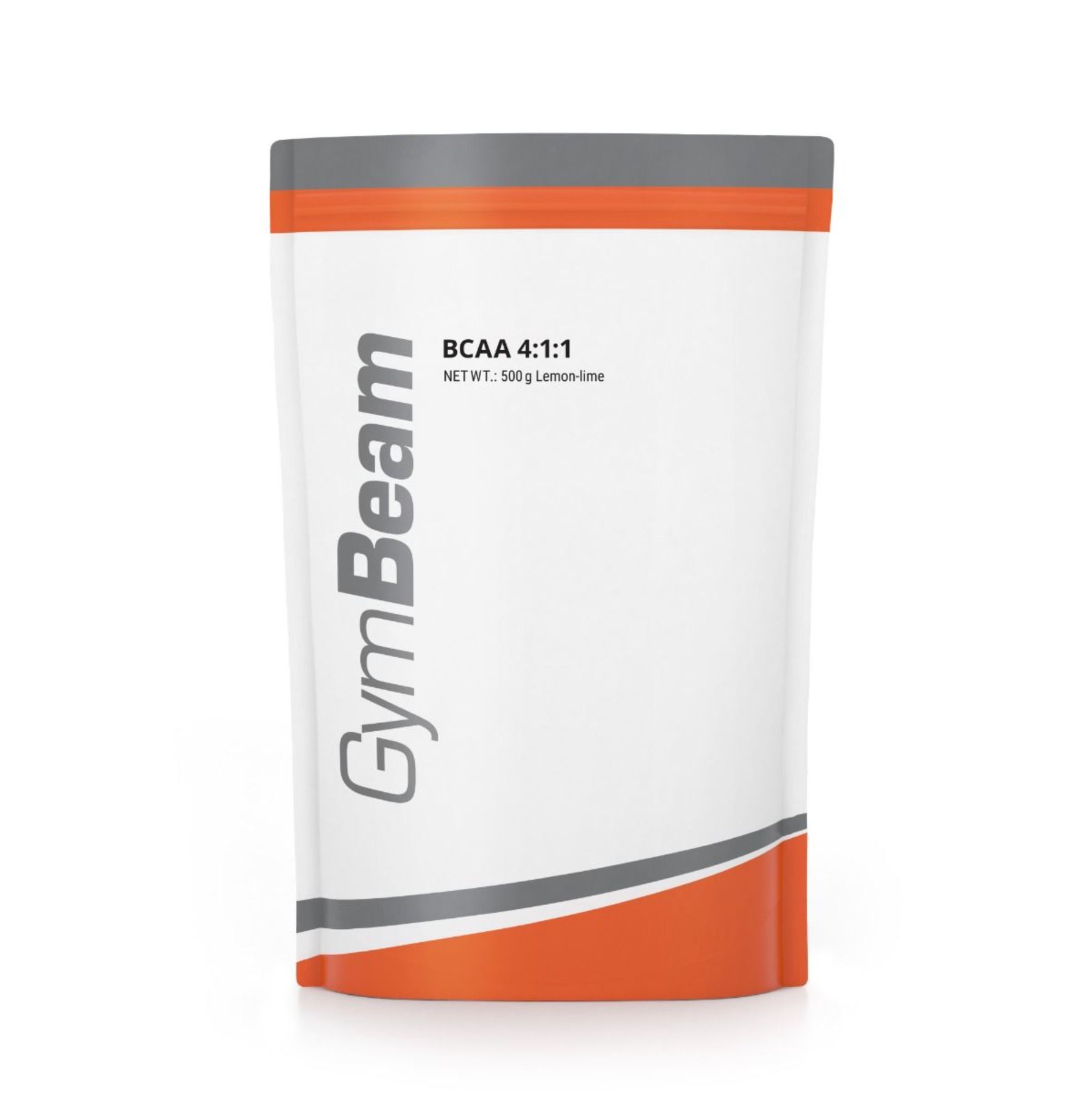 GymBeam BCAA 4:1:1 Instant laborgetestet rein pflanzlich in Pulverform Zitrone-Limette 500 g