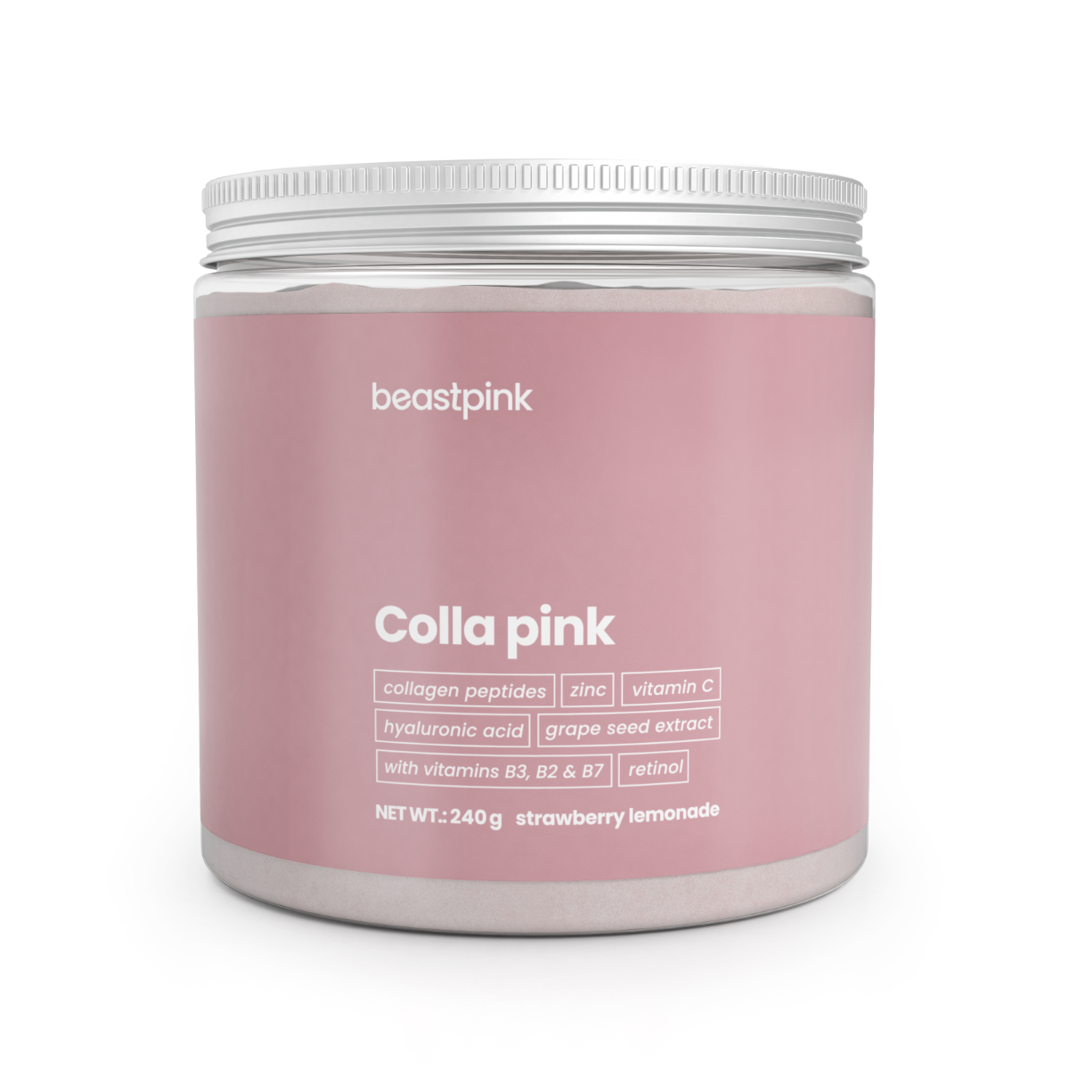 BeastPink Colla Pink Schönheitsdrink zuckerfrei Kollagen für Frauen entwickelt