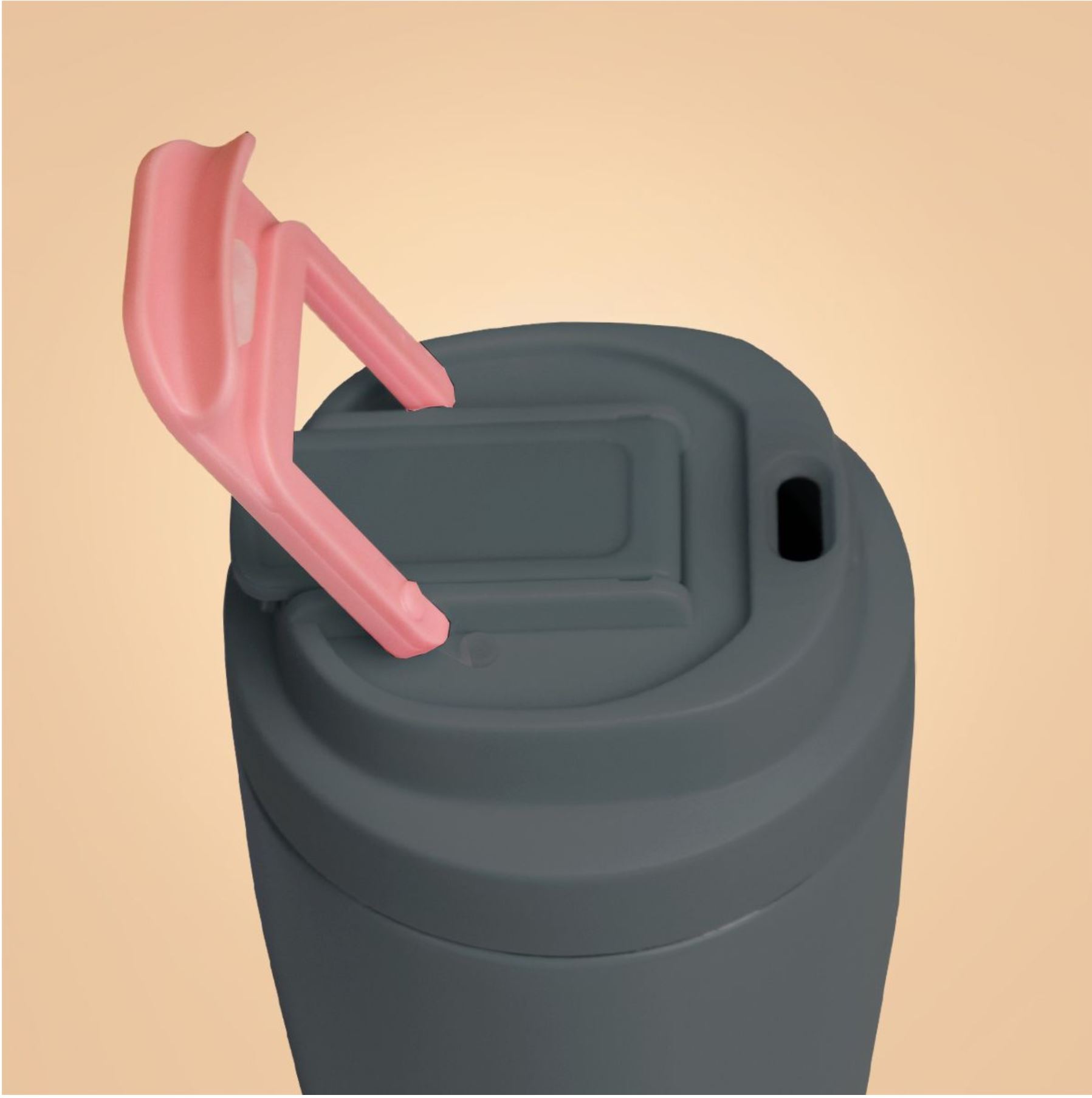 BeastPink Edelstahl-Thermobecher mit Strohhalm doppelwandige Isolierung für warm & Kaltgetränke 500 ml