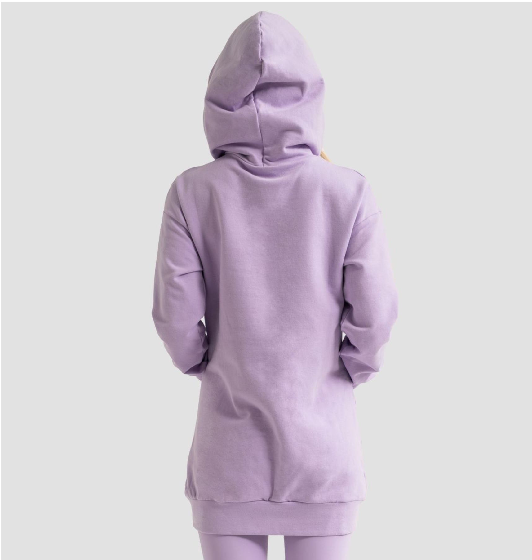 GymBeam LIMITLESS Longline Hoodie mit Seitentaschen Hoodie-Extralang
