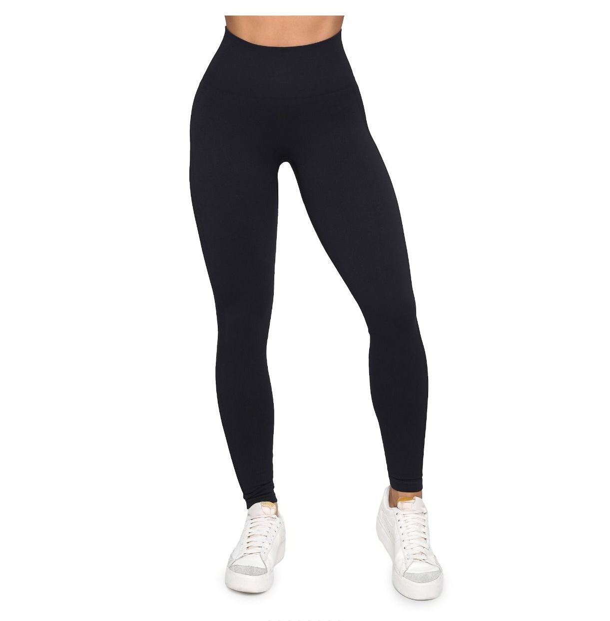 GymBeam Scrunch-Bum-Leggings LIFT schwarz Nahtlose Sportleggings für Frauen Gr. S