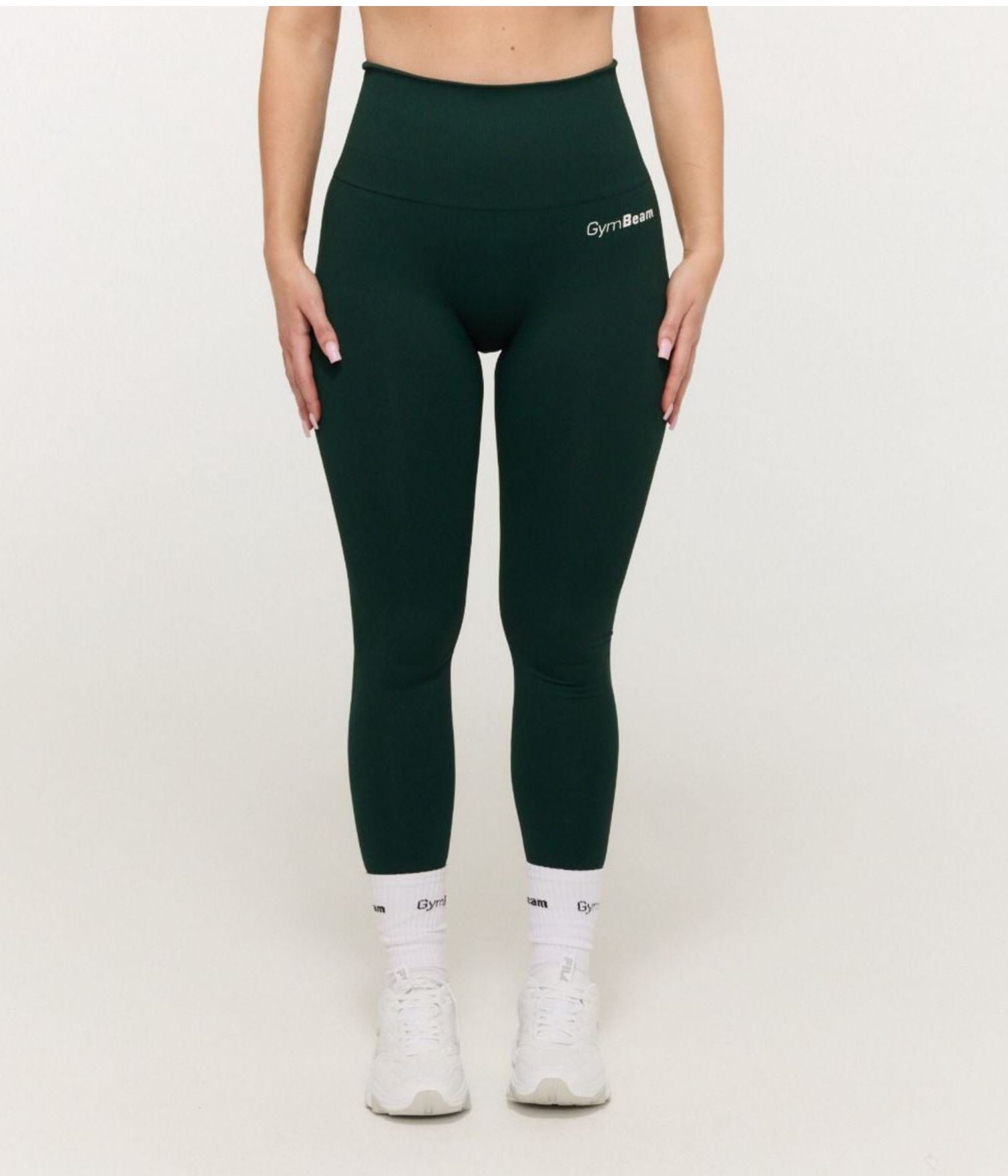 GymBabe Leggings nahtloses Design Fitness-Leggings mit hohem Rippbund