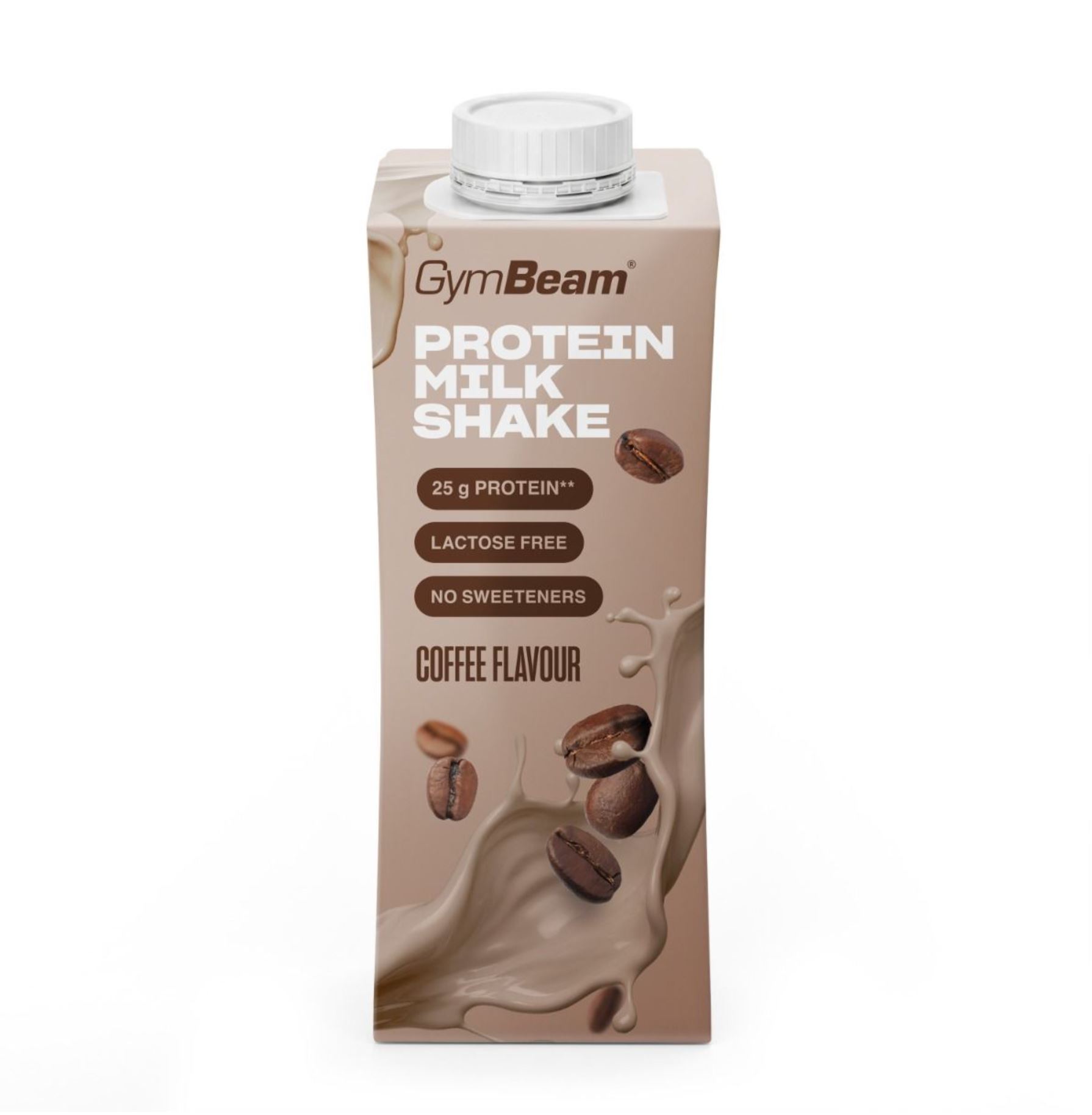 GymBeam MoiMüv Protein-Milchshake Fertiggetränk als Proteinshake mit 25g Protein Kaffee 250 ml