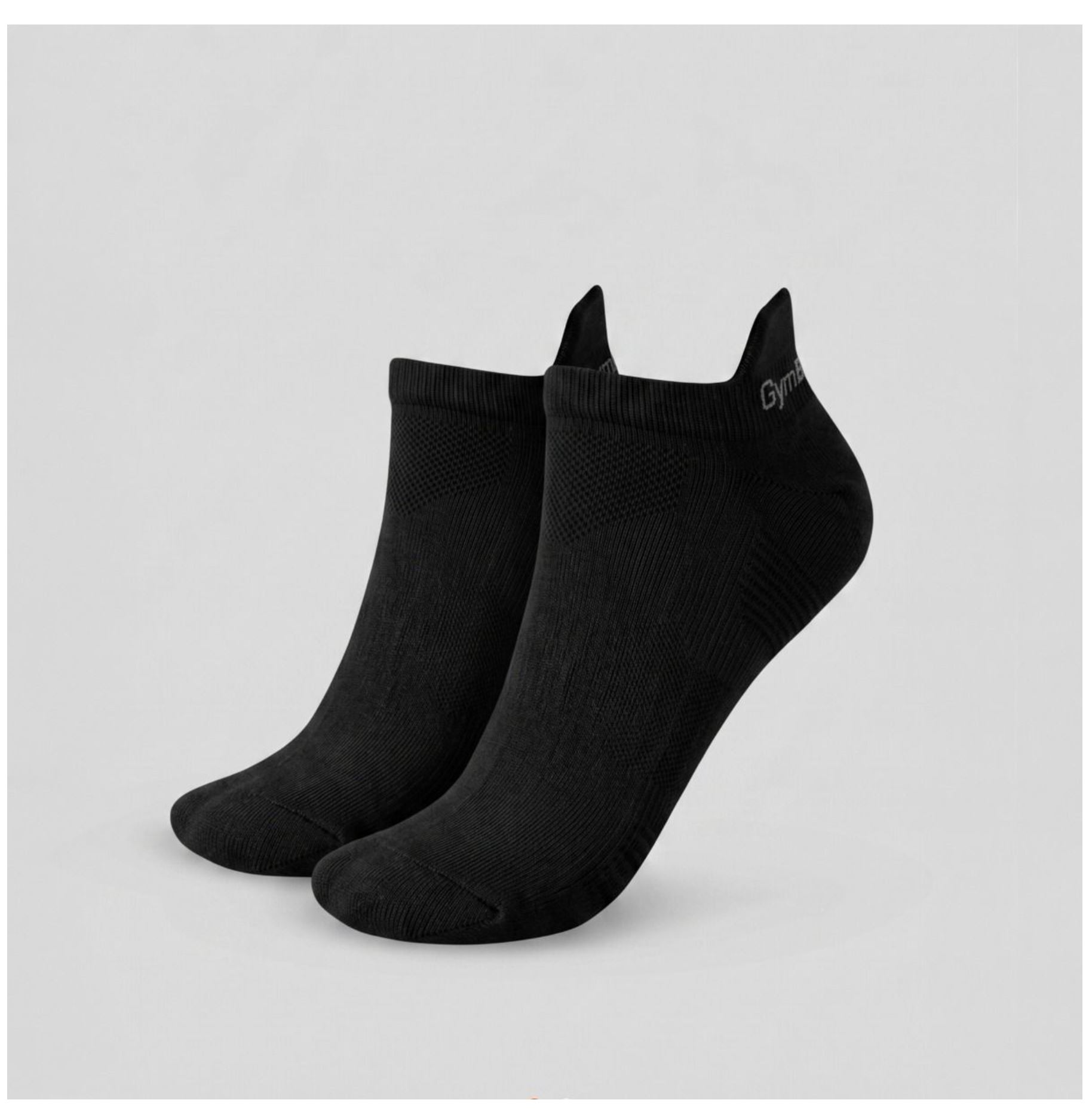 GymBeam TAB Socken schwarz Anti-Schweiß Socken Gr. S mit Silberfasern antibakteriell 3er-Pack