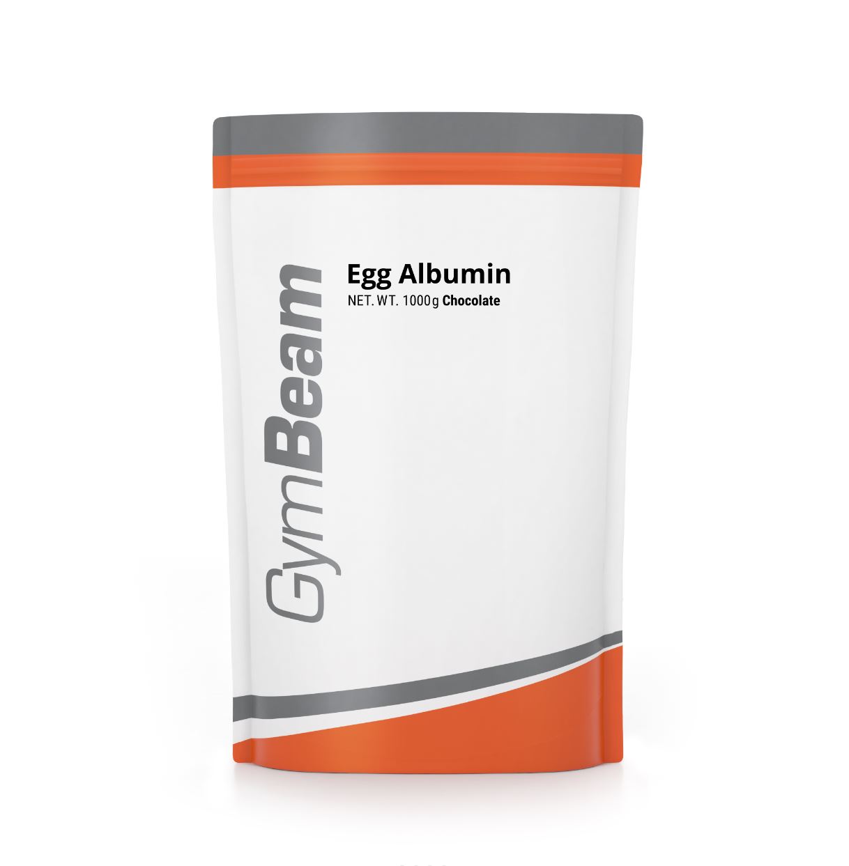 GymBeam Ei-Albumin Proteinpulver aus Eiklar Schokolade laktosefrei Eiklarproteinpulver ohne Milcheiweiß 1000 g