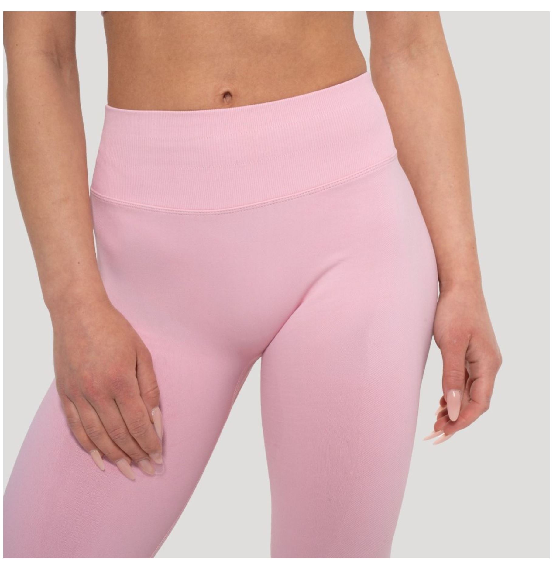 GymBeam LUMA Leggings Scrunch-Butt-Effekt Sportleggings Quick-Dry mit 4-Way-Stretch-Technologie Baby-Pink Gr. XS